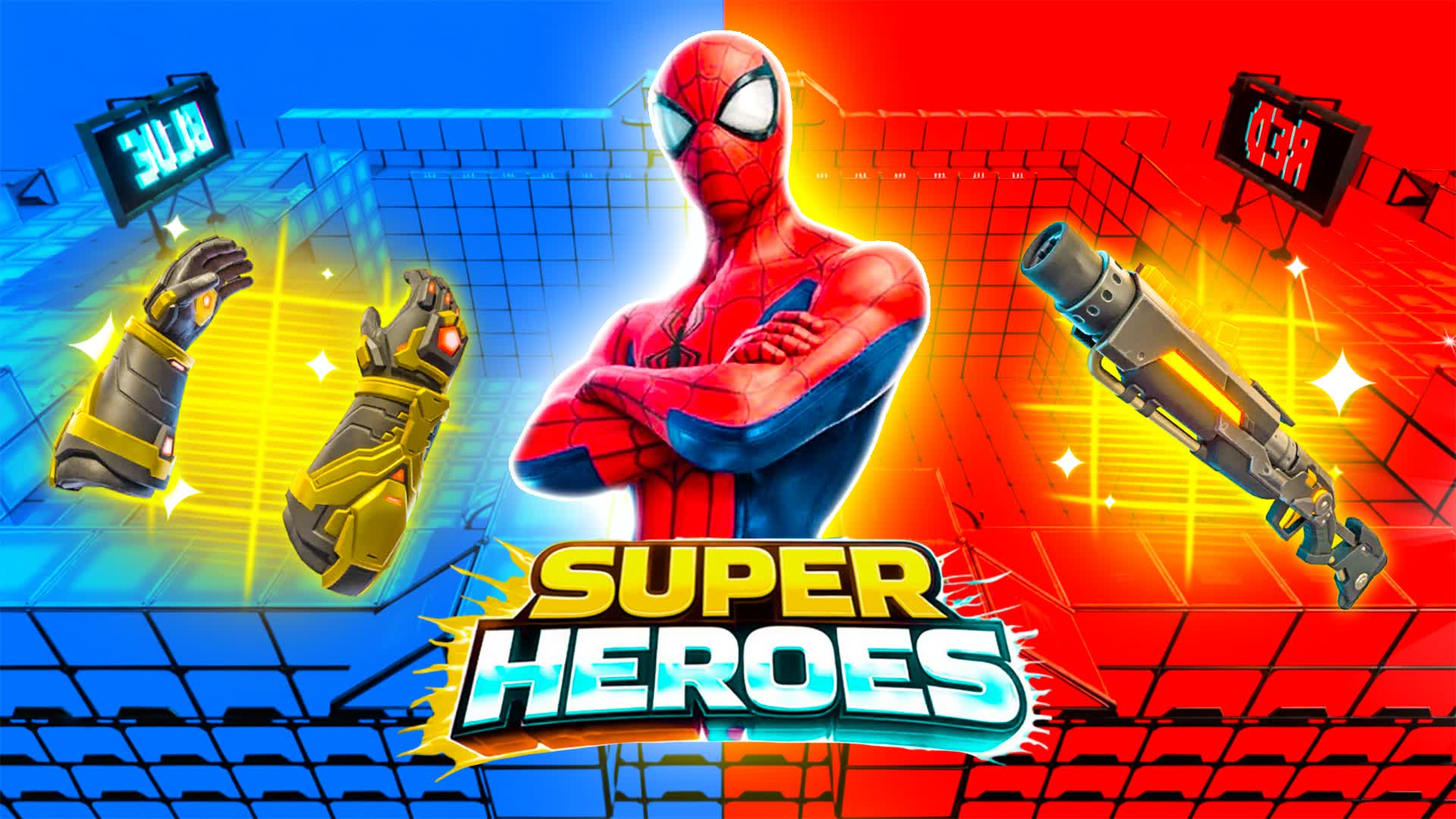 HEROS🔥RED VS BLUE🔴🔵