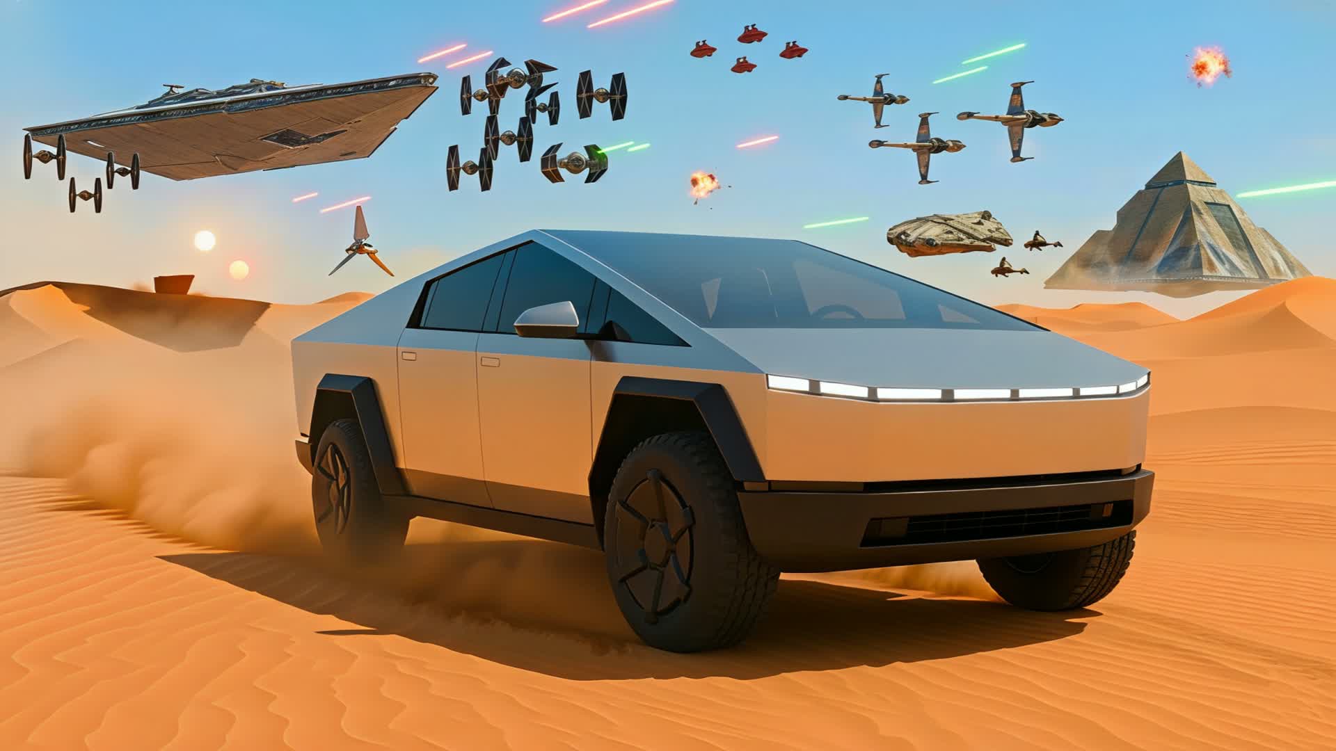 Legendary Star Wars Drive Road 🏜️