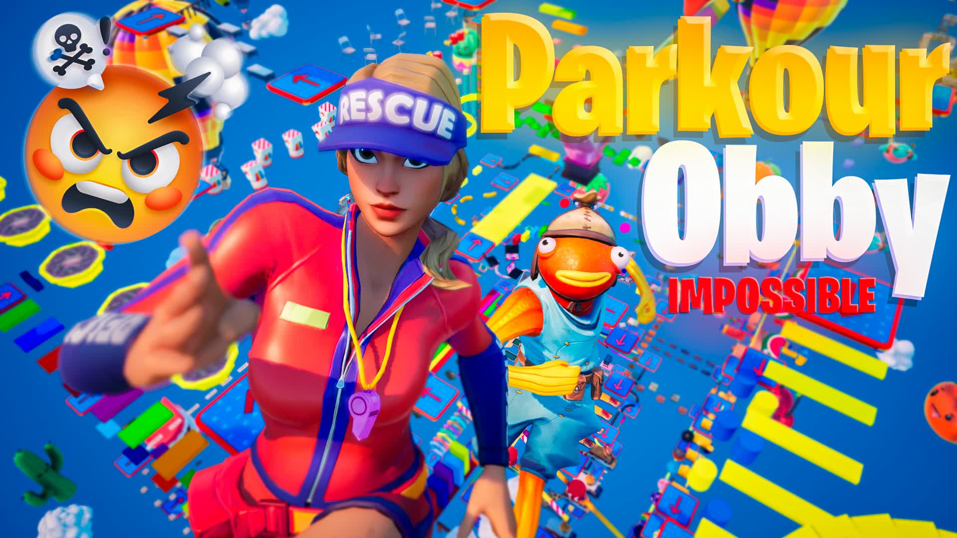 Parkour Obby: IMPOSSIBLE MODE 🤬💢