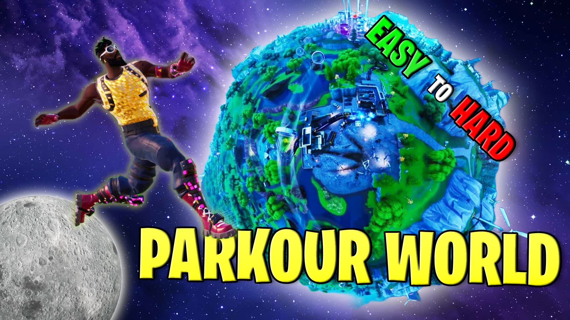 ✨PARKOUR WORLD✨EASY to HARD 🏆