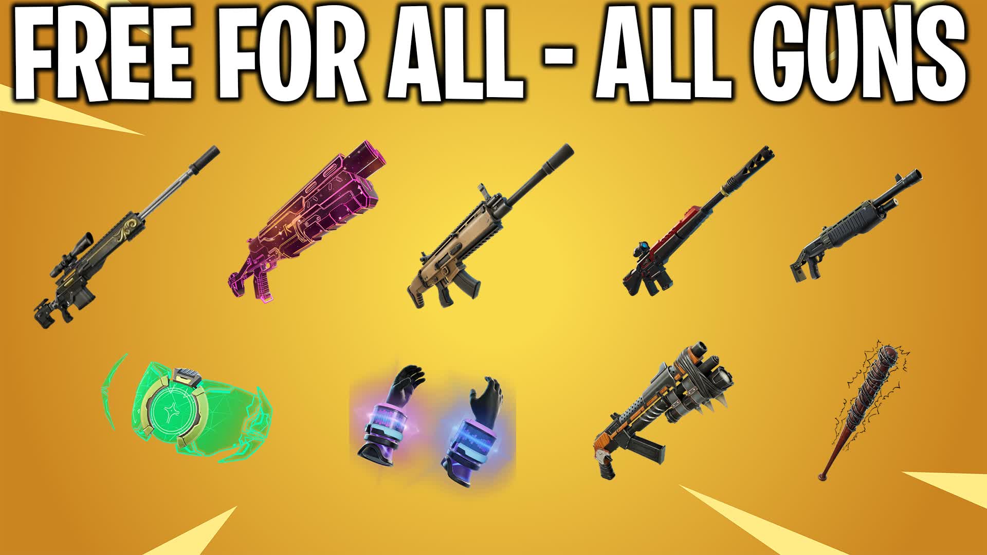 WALKING - FREE FOR ALL - ALL GUNS
