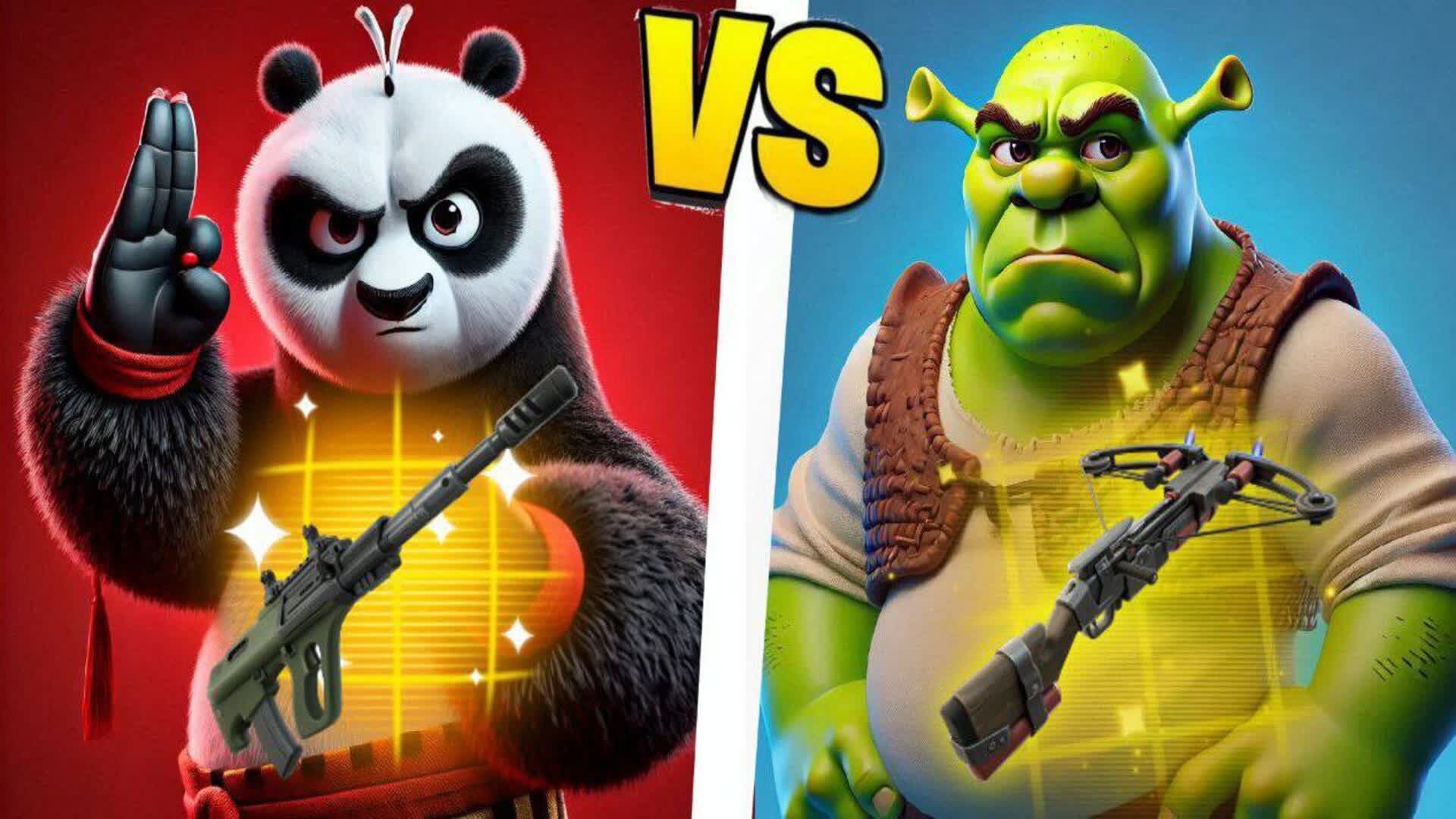 🔵PO VS SHREK🟢