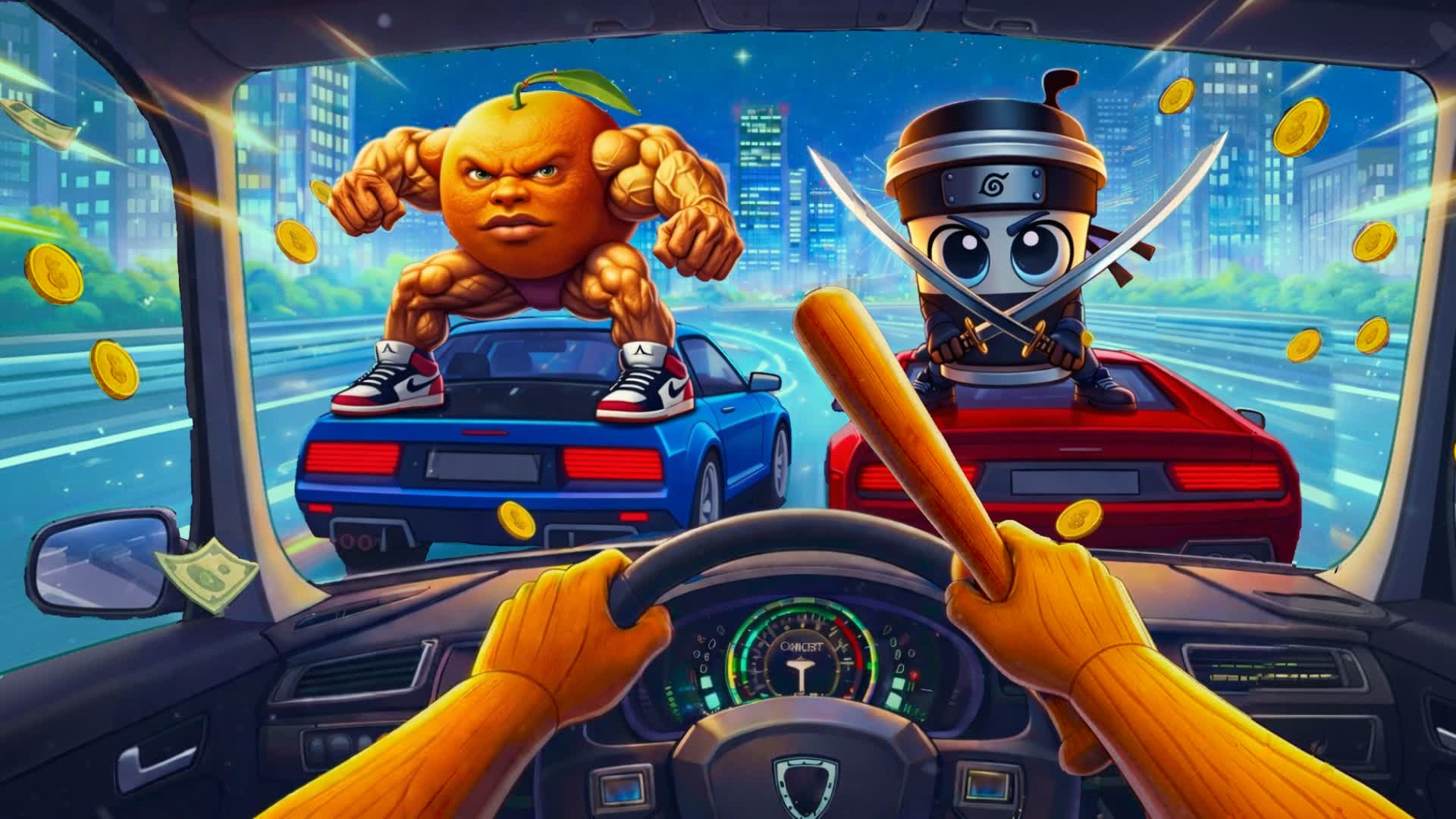 🧠DRIVE BRAINROT 🚗FFA - ALL WEAPONS🔫