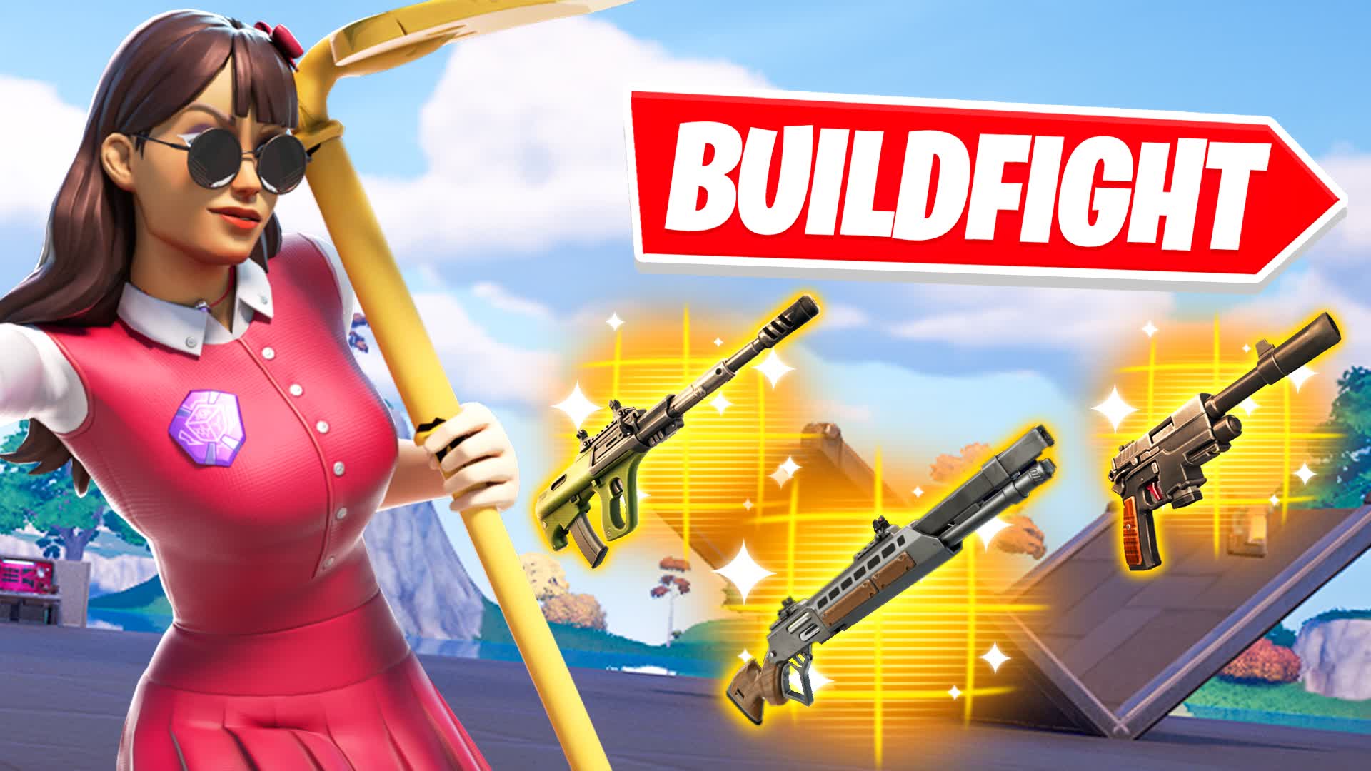FFA 1V1 Build Fights عاركني بالبناء 戦い💎
