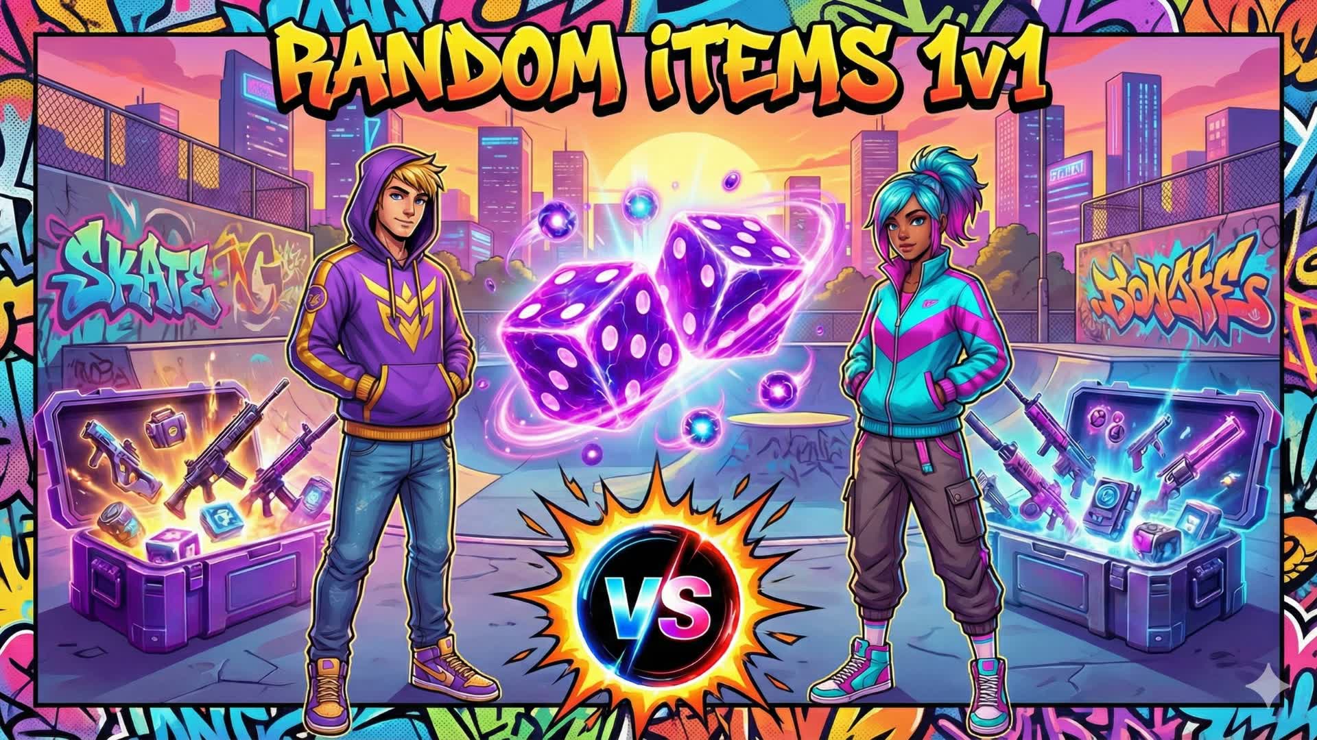 Choose random items THEN 1V1