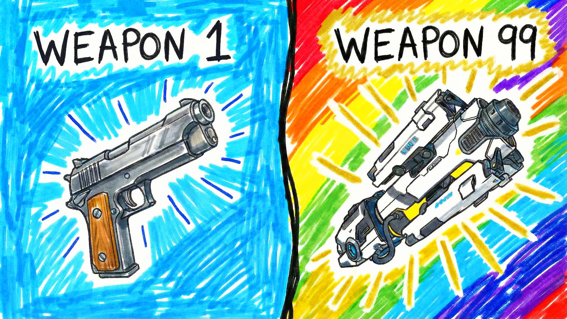 Gun Game 🔫 1v1v1 Free For All Zone Wars