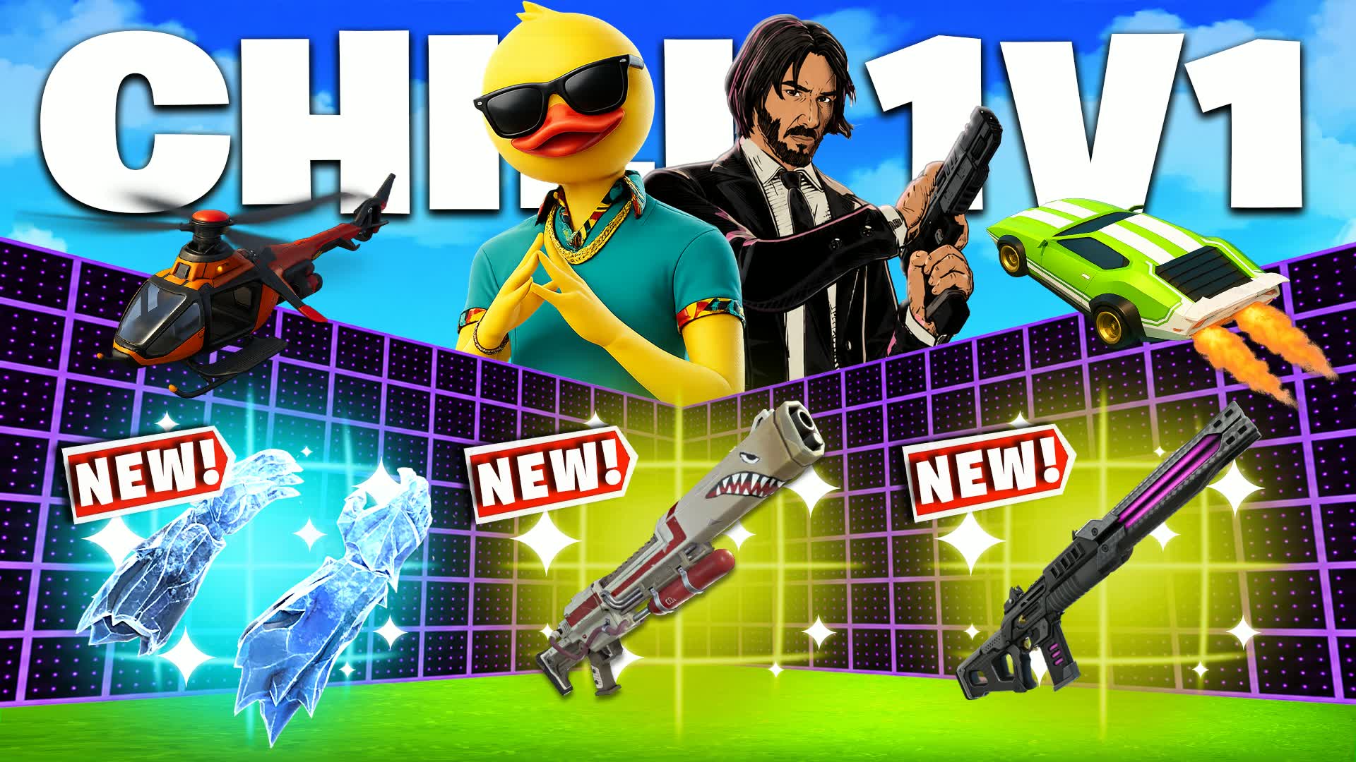 CHILL 1V1 FFA - ALL WEAPONS & VEHICLES