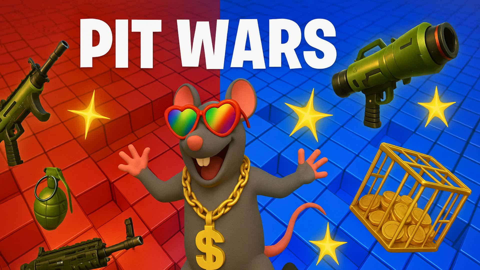 PIT WARS - RED VS BLUE 👑