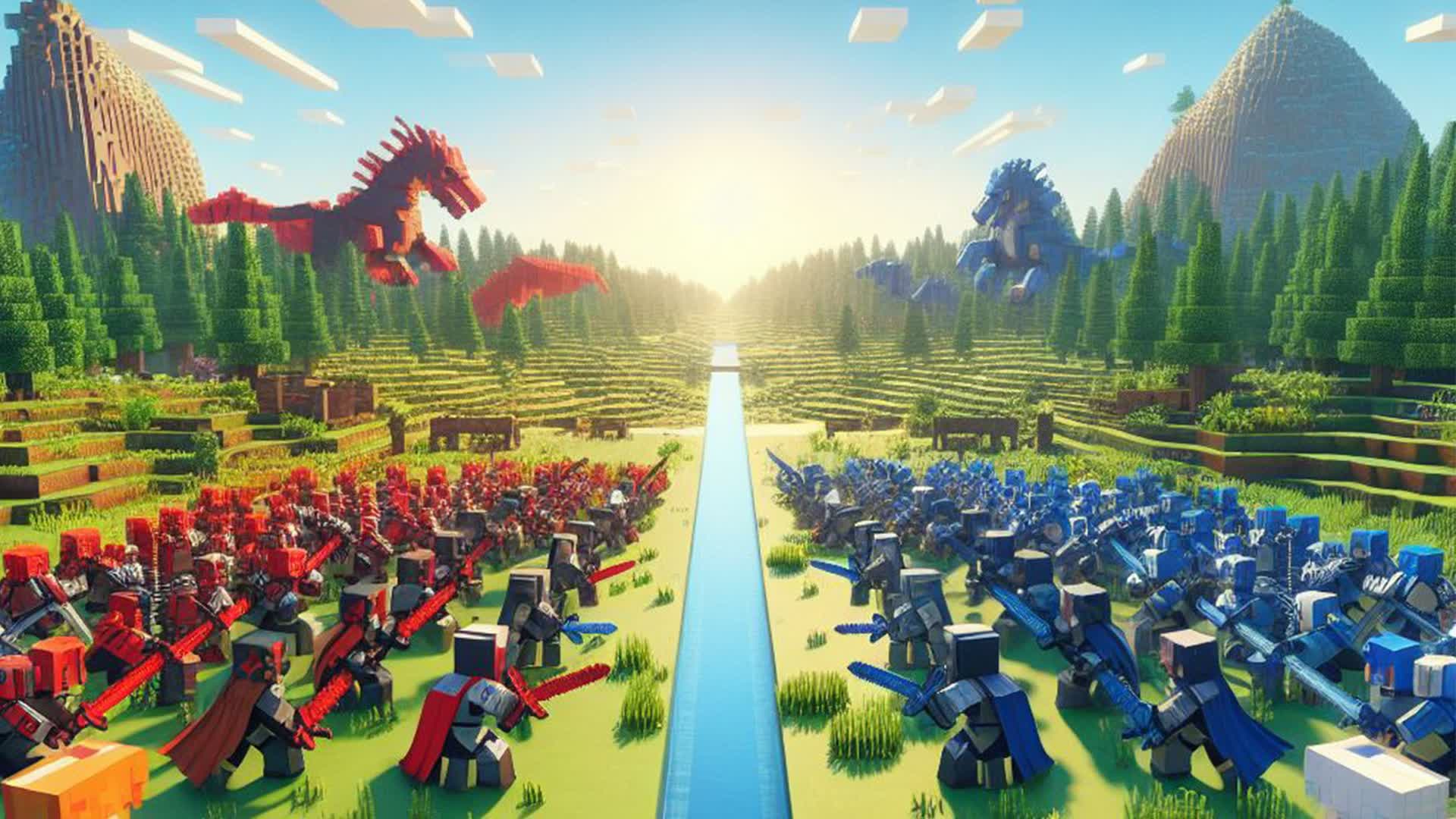 🔴 Red vs Blue : Pixel Wars 🔵