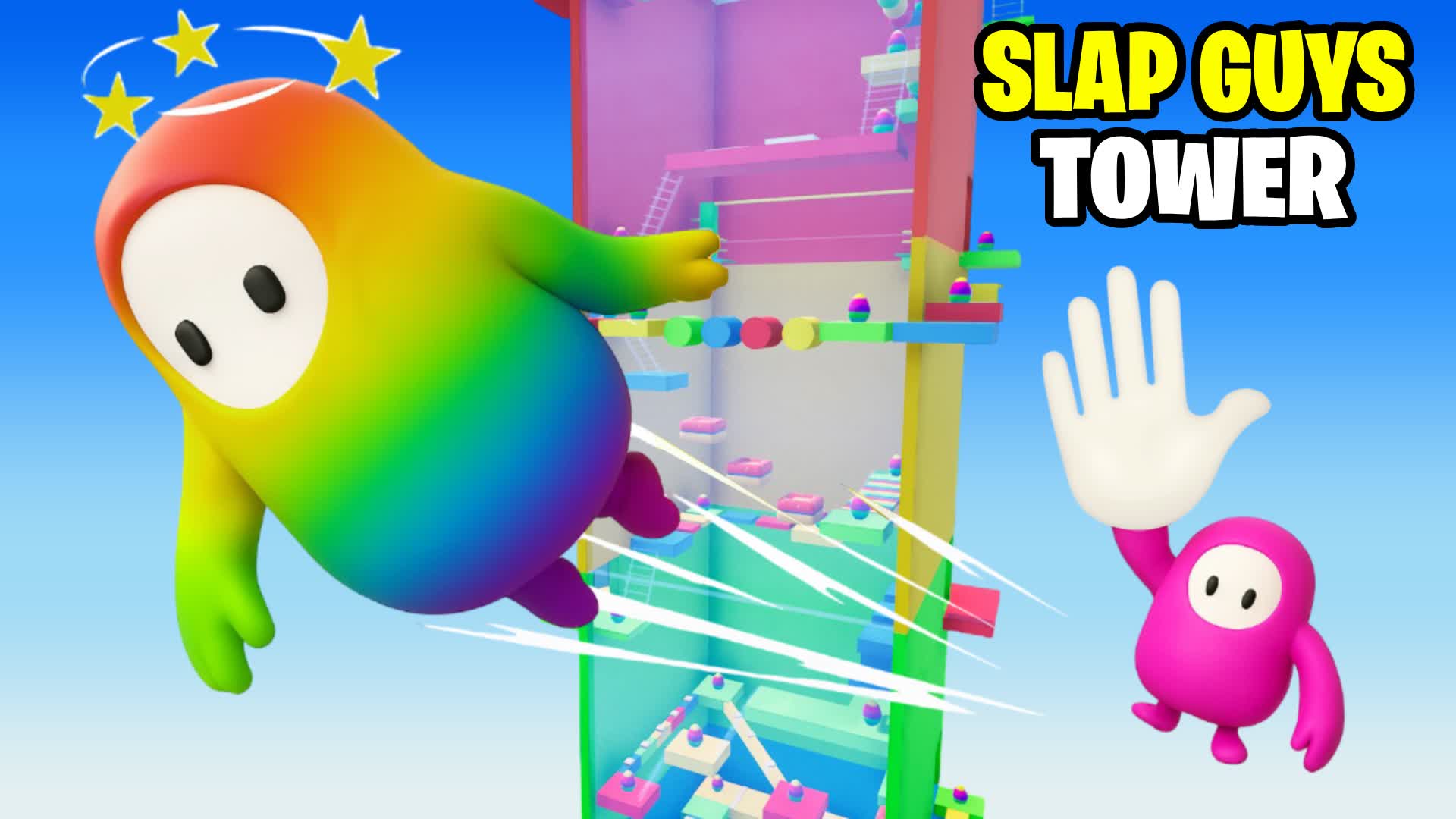 SLAP GUYS 🖐️ TOWER PARKOUR HALLOWEEN