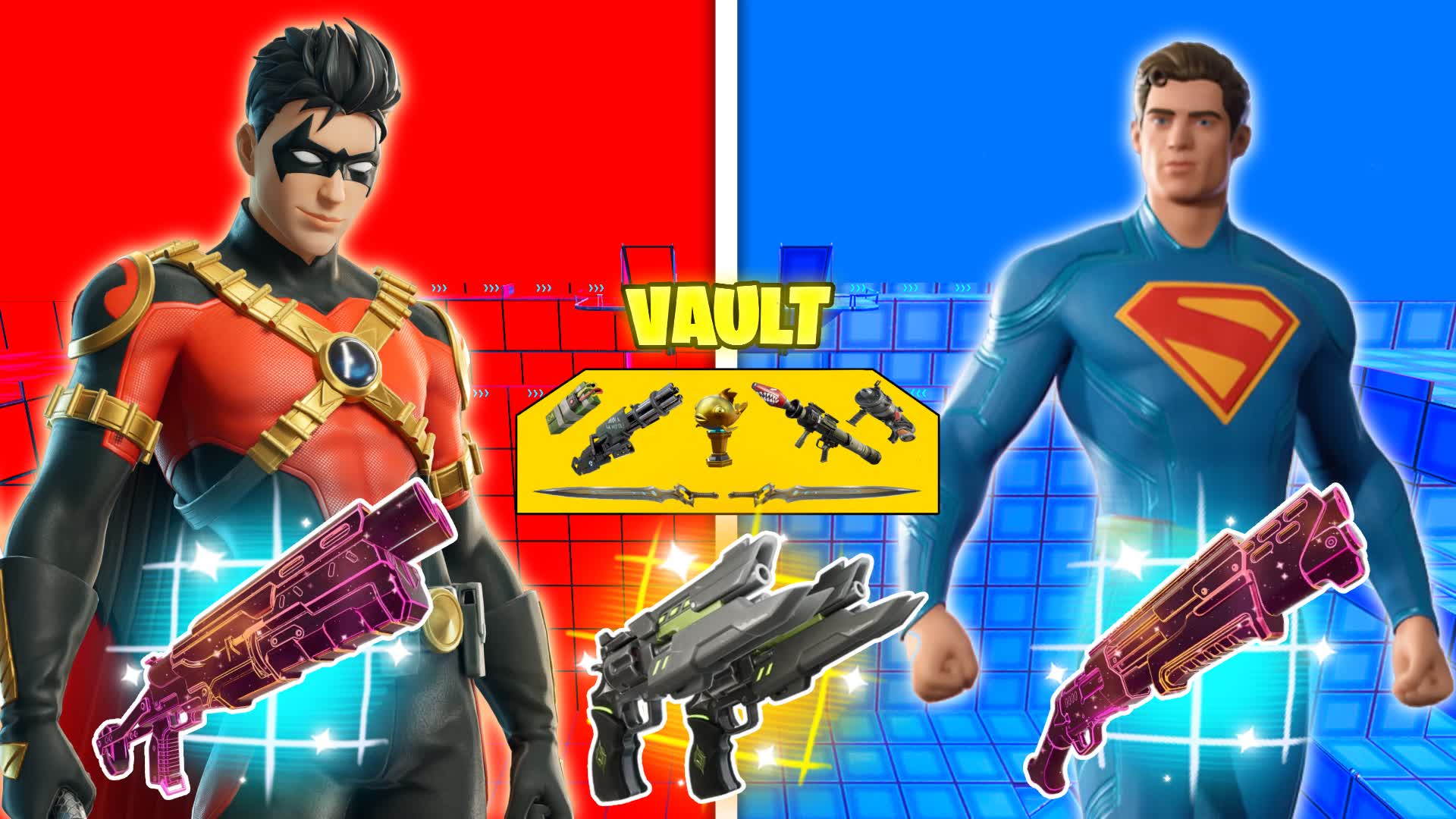 SUPER HERO RED VS BLUE 🔴🔵