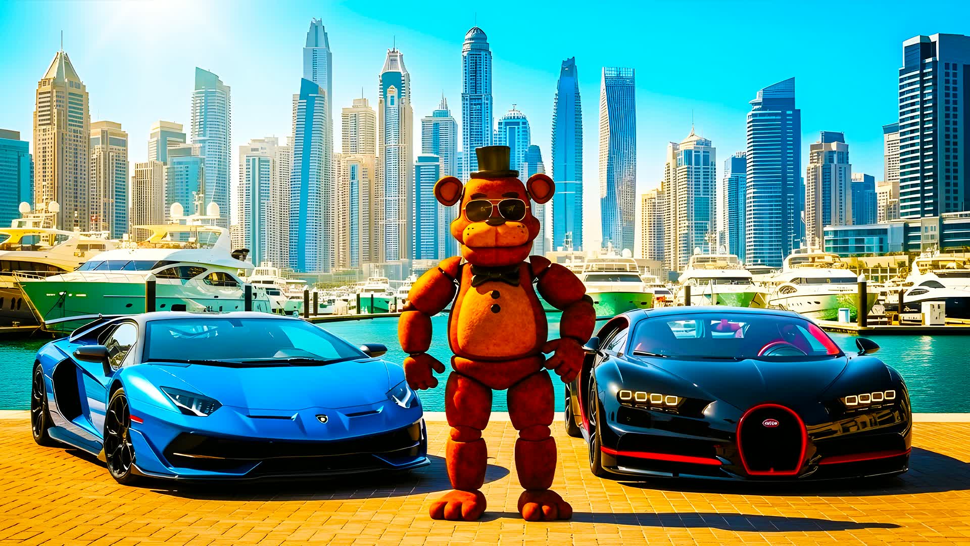 DRIVE WITH FNAF 🚗 ZOMBIE FASHION ⭐