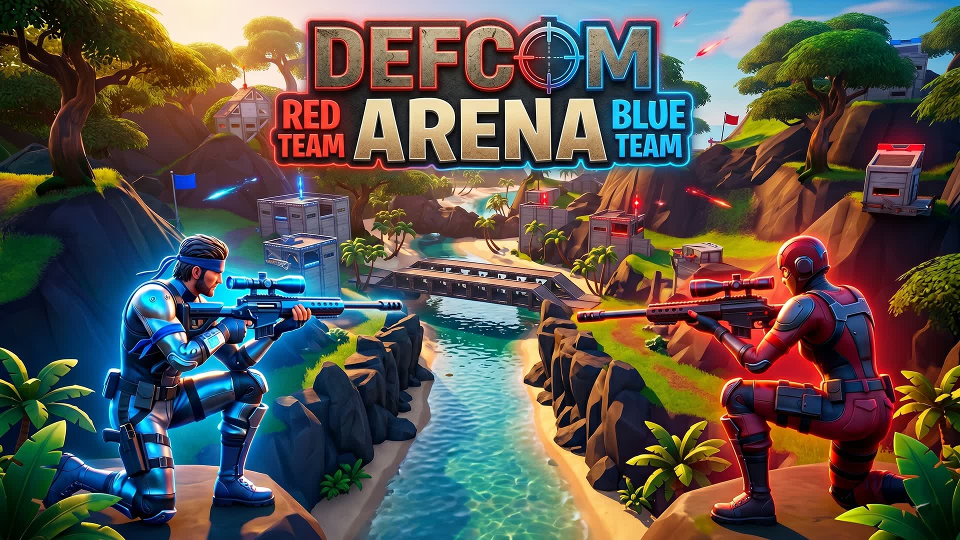 DefCom Sniper Arena - Red vs Blue