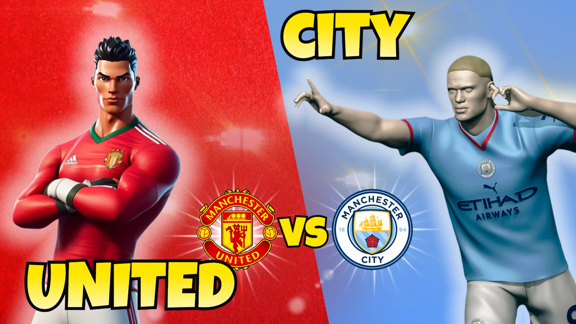 🔴MAN UNITED VS MAN CITY🔵 RED VS BLUE