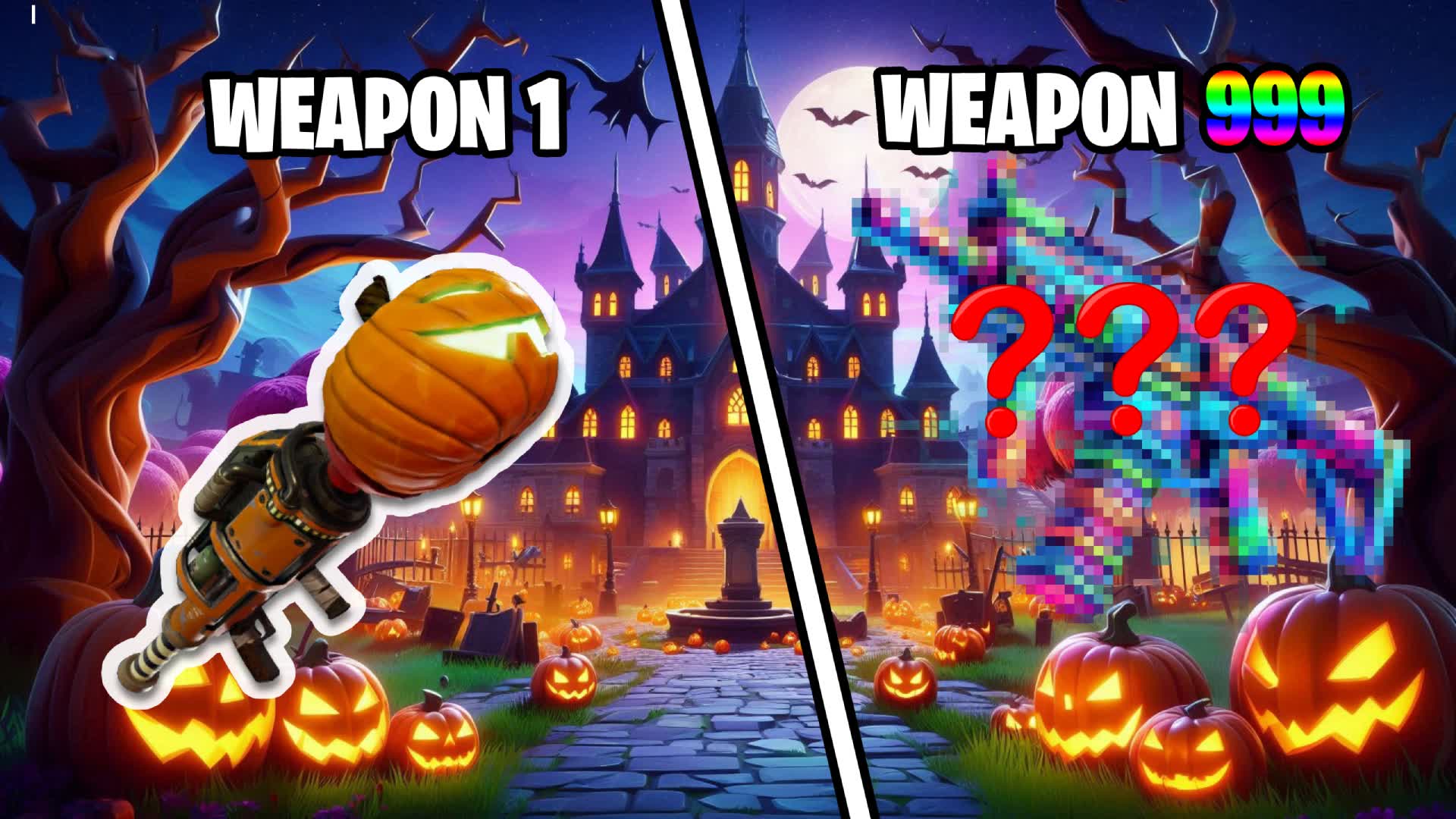 🎃HALLOWEEN 🔫GUN GAME ONE SHOT🎯