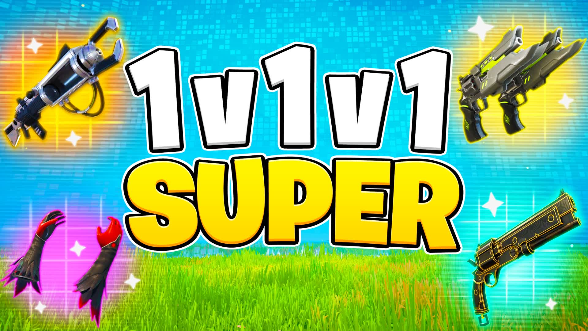 1V1V1 SUPER FREE FOR ALL - ALL WEAPONS