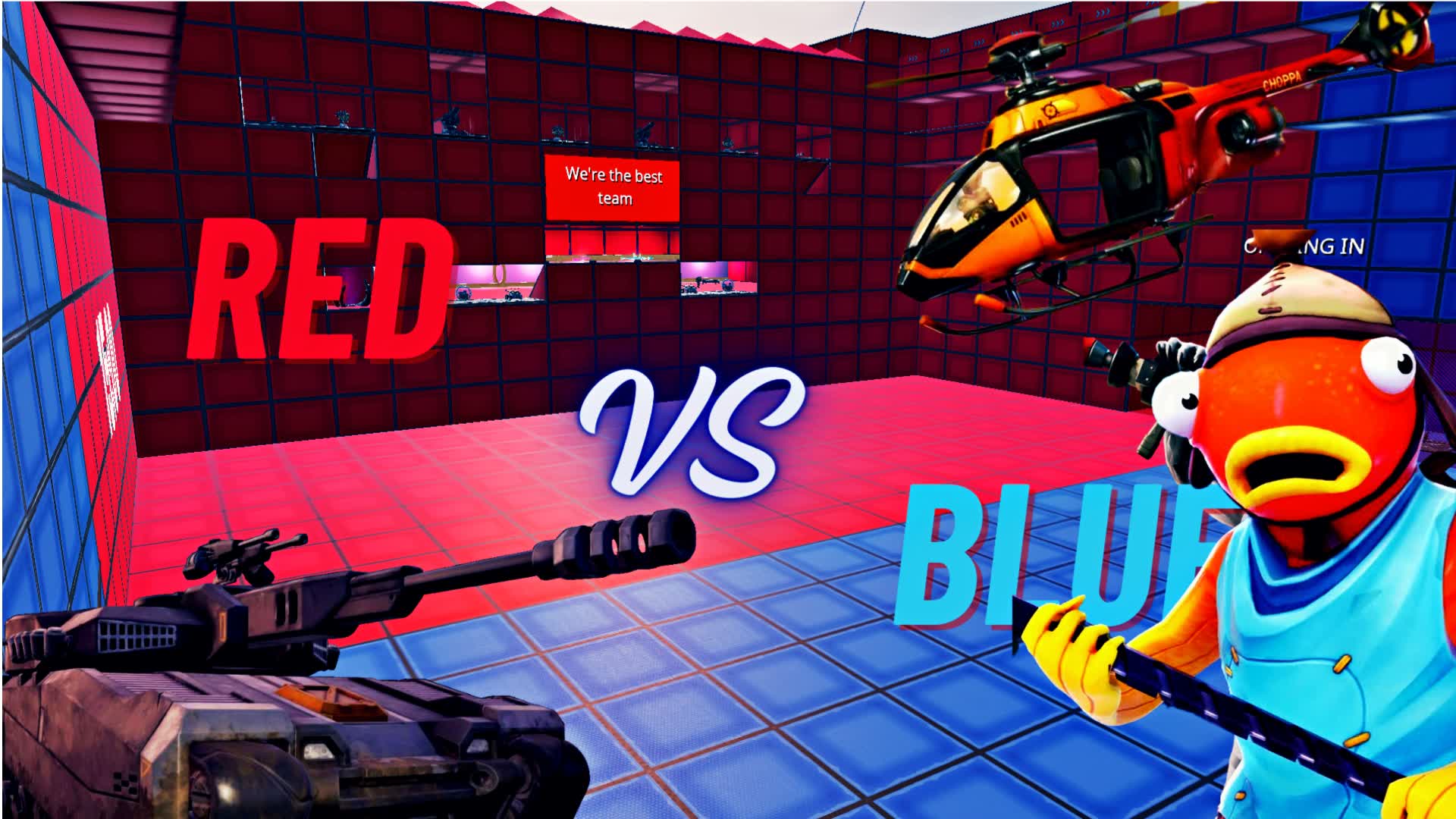 🔴RED VS BLUE🔵 (LET'S GO)