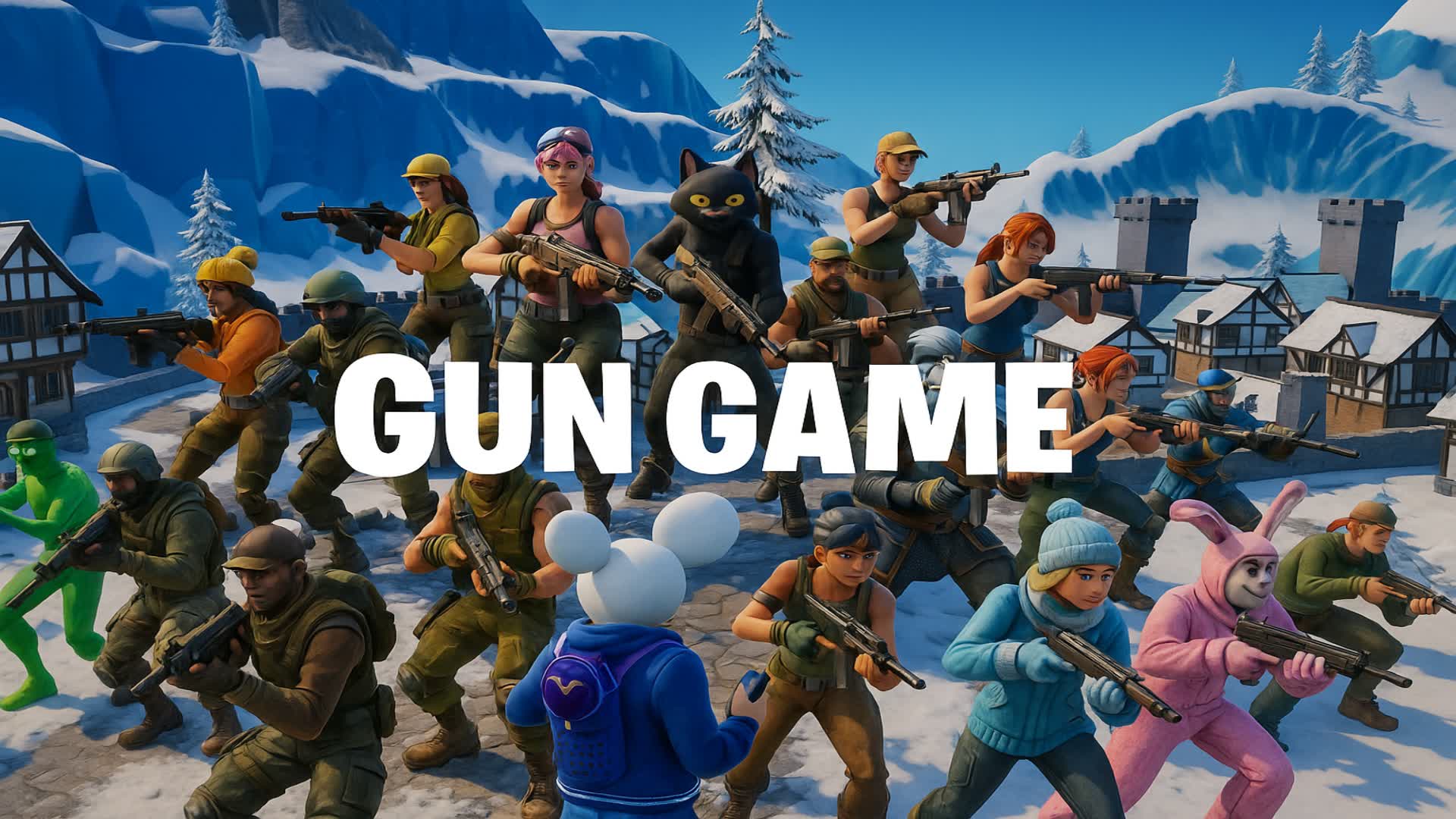 Gun Game - Snow Town