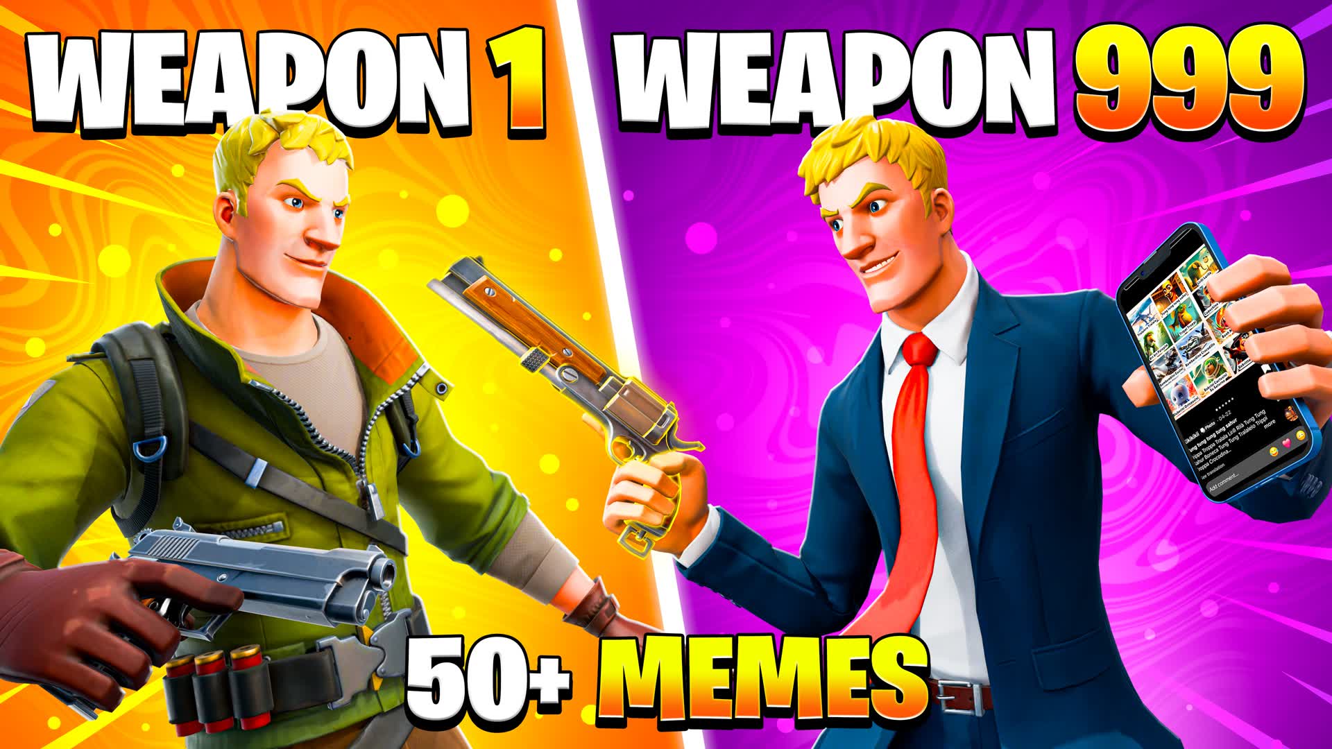 🎮 TRENDING MEMES GUN GAME 🤪😂