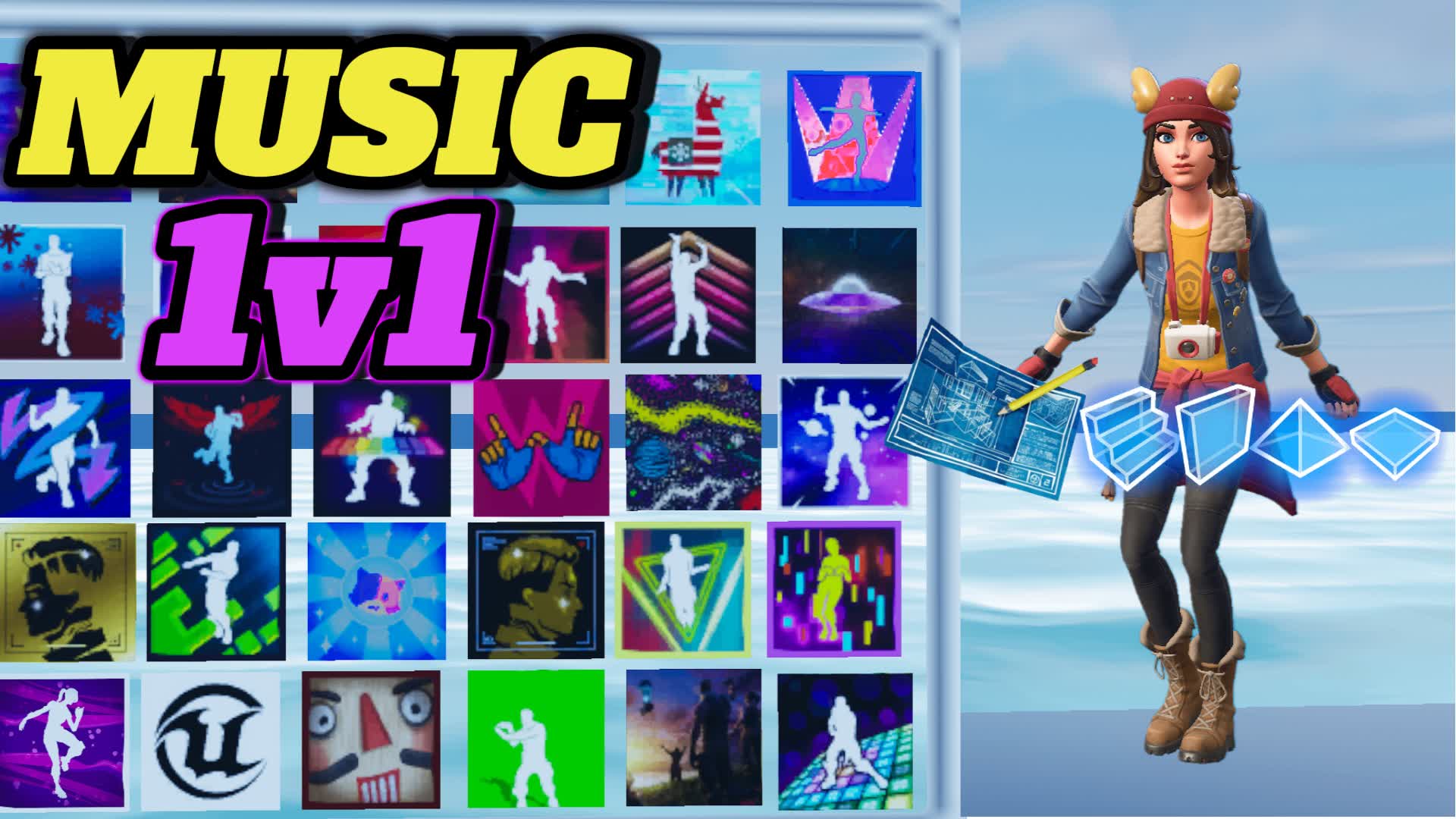 1v1 BUILD FIGHT - CHAPTER 2 MUSIC 🎵💎