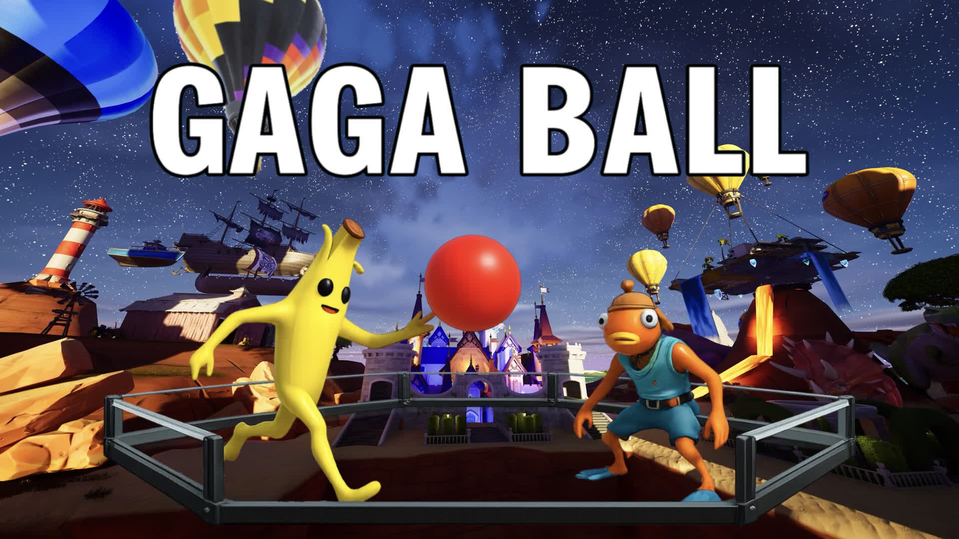GAGA BALL IN THE SKY - Fly Rise Up Glass