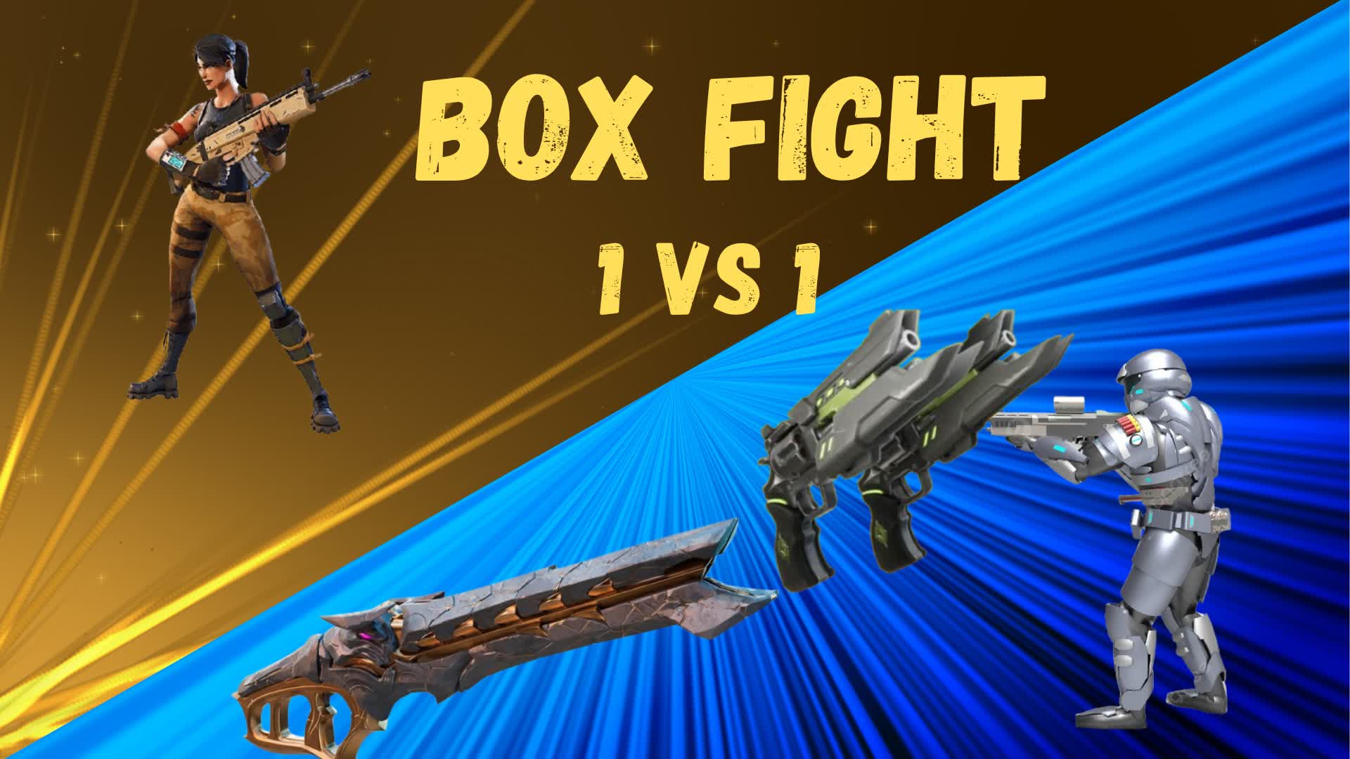 1v1 Box Fight: Weapon Duel Arena