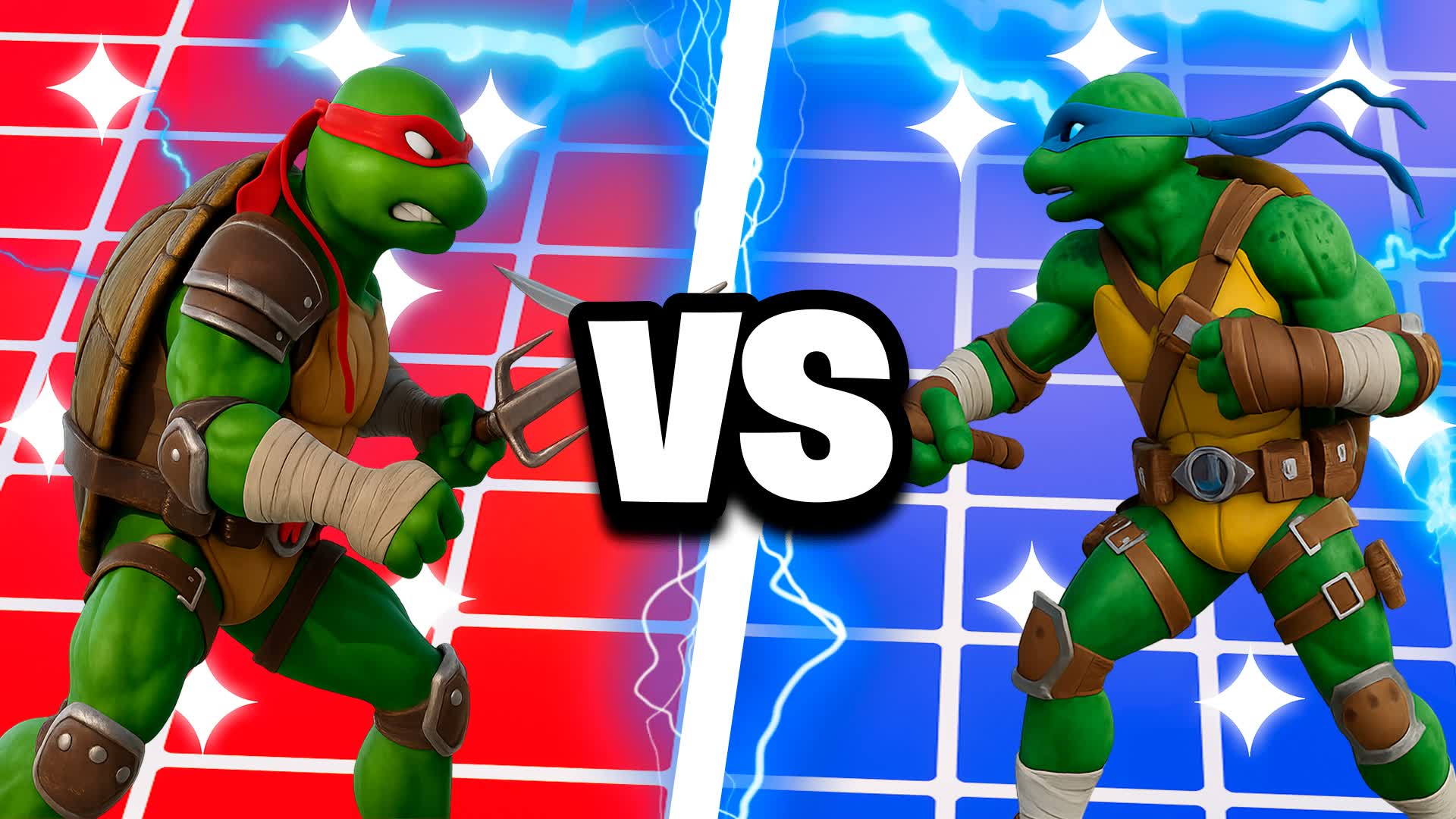🔵RAPHAEL VS LEONARDO🔴 🐢TMNT🐢POL1R