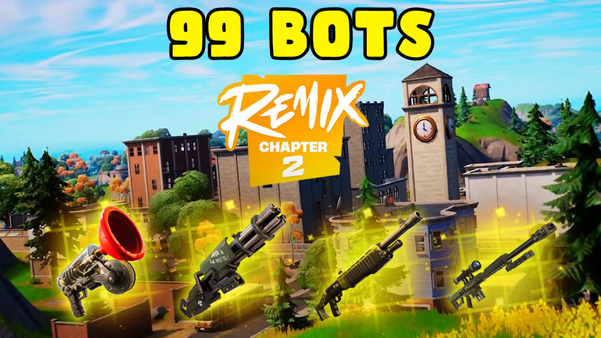 99 BOTS ROYALE 🏆CHAPTER 2 REMIX