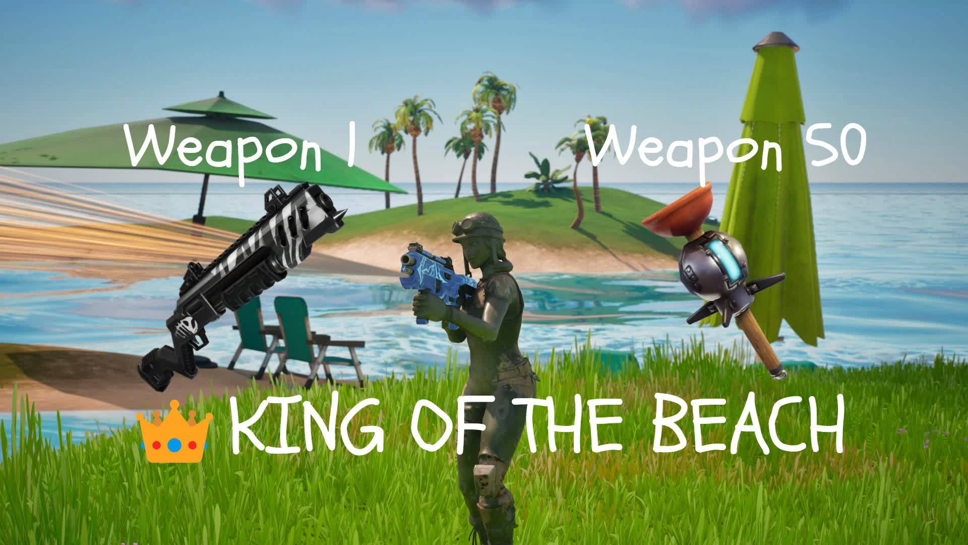 👑King of the Beach💥Gun Game