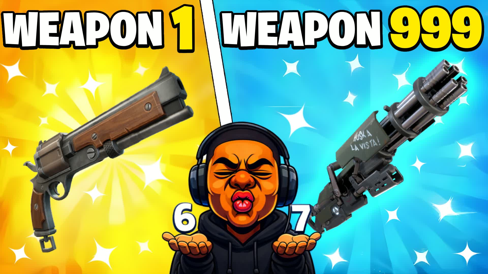 😎 GIGA TILTED GUN GAME 🔫 ONE SHOT 🎯