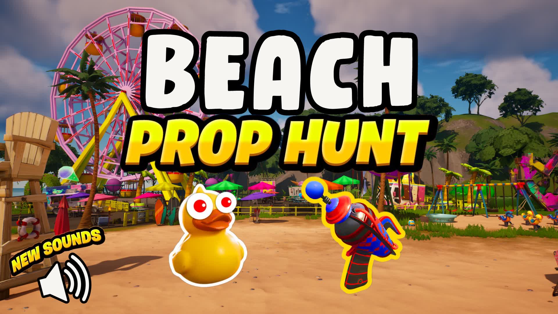 BEACH PROP HUNT 🏖️