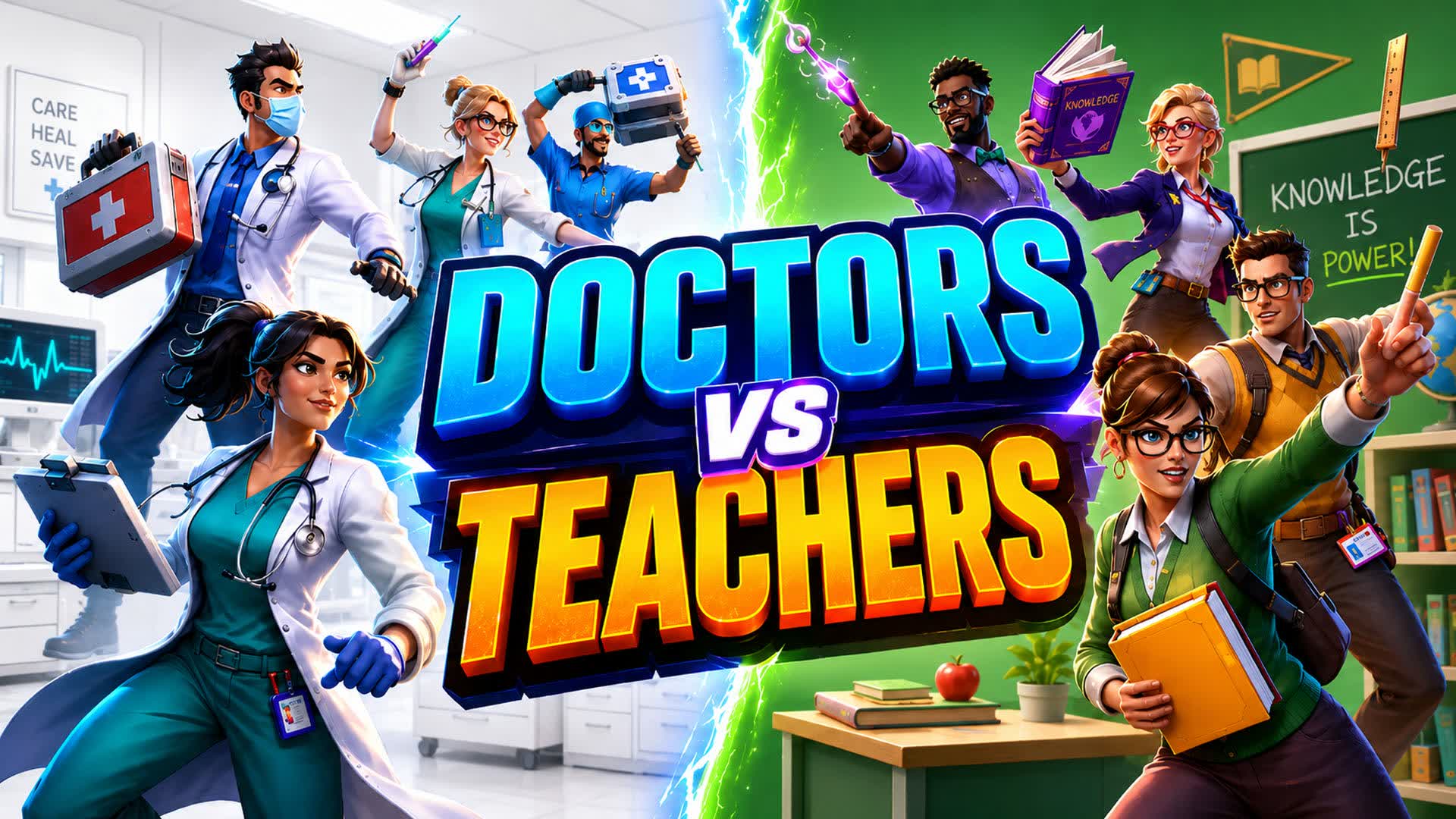🩺 DOCTORS vs TEACHERS 👨‍🏫