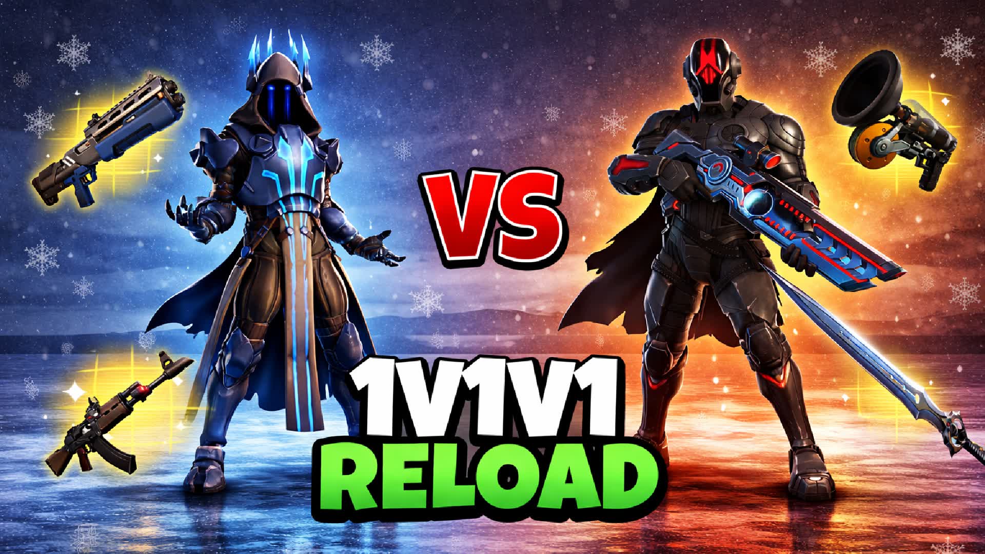THE FOUNDATION VS ICE KING 1V1V1 RELOAD