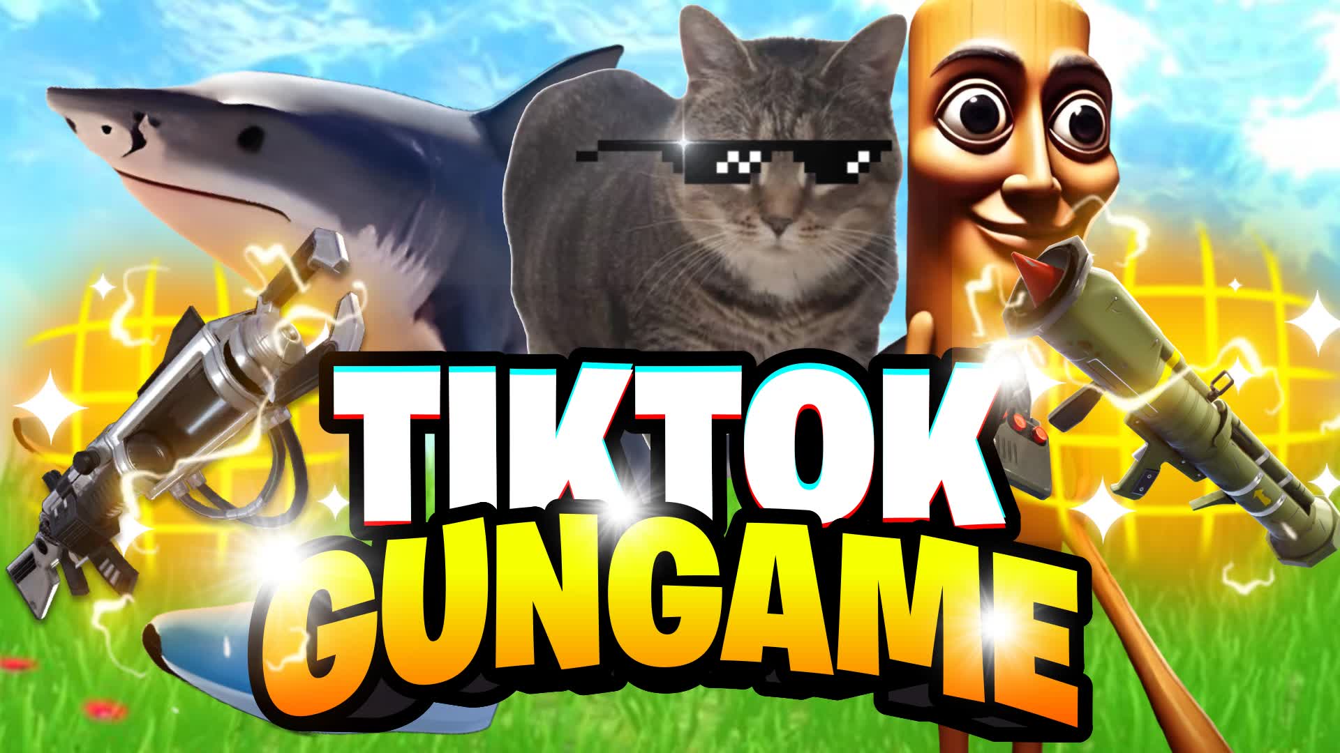 TIKTOK GUN GAME 🐱 ONE SHOT