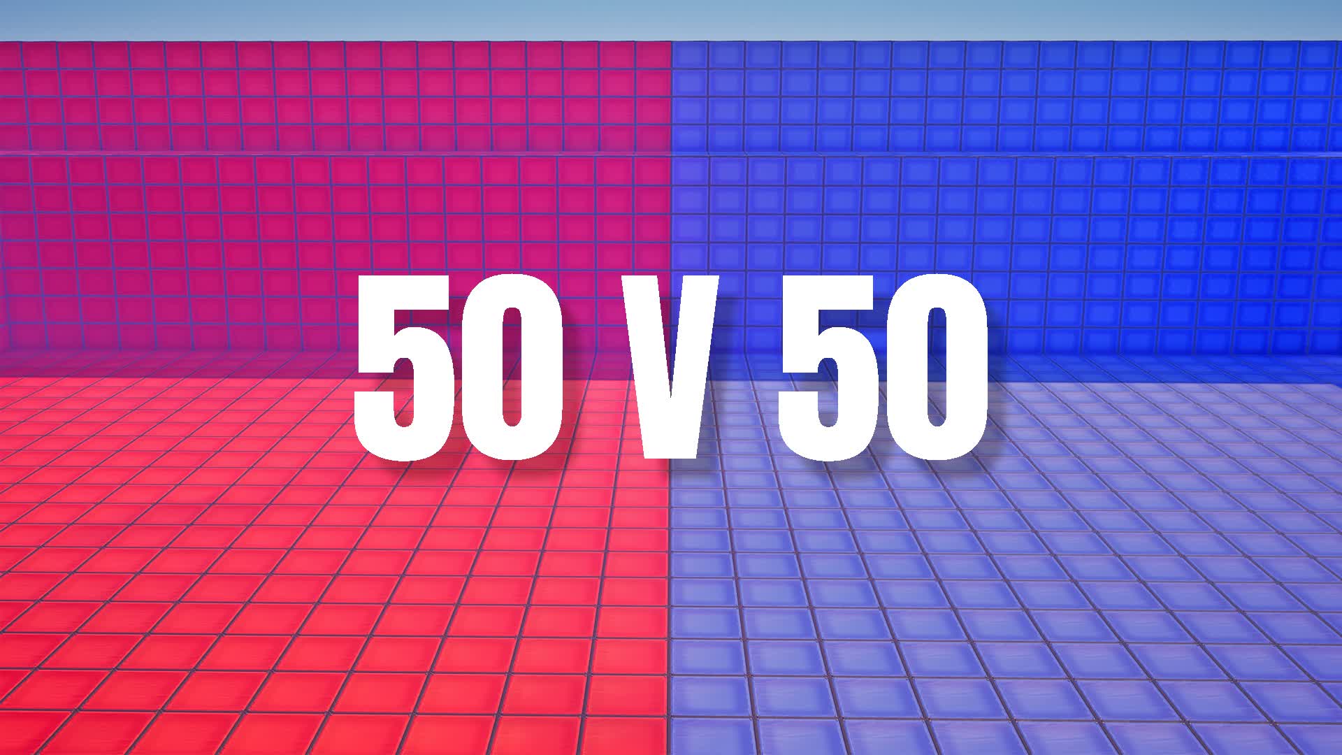 RED VS BLUE 50v50 EDITION 🔴🔵