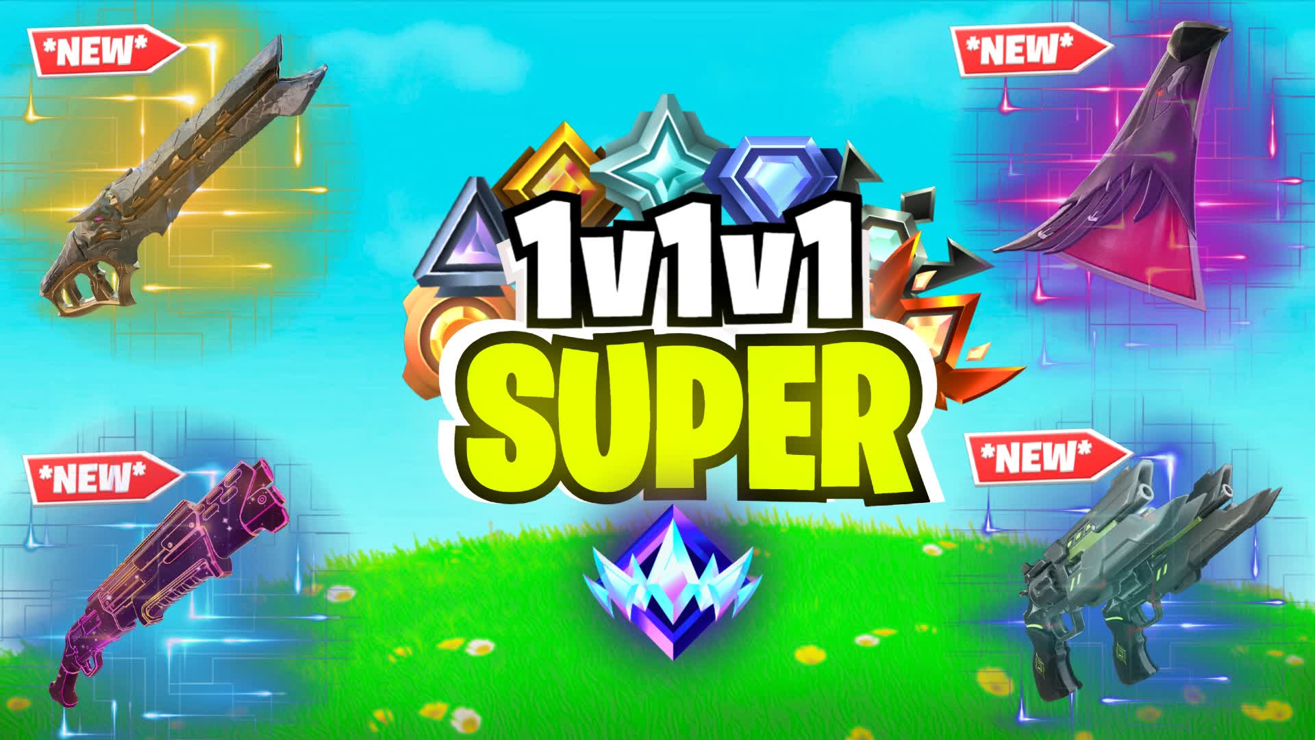 1V1V1 SUPER RANKED FREE FOR ALL 🎯
