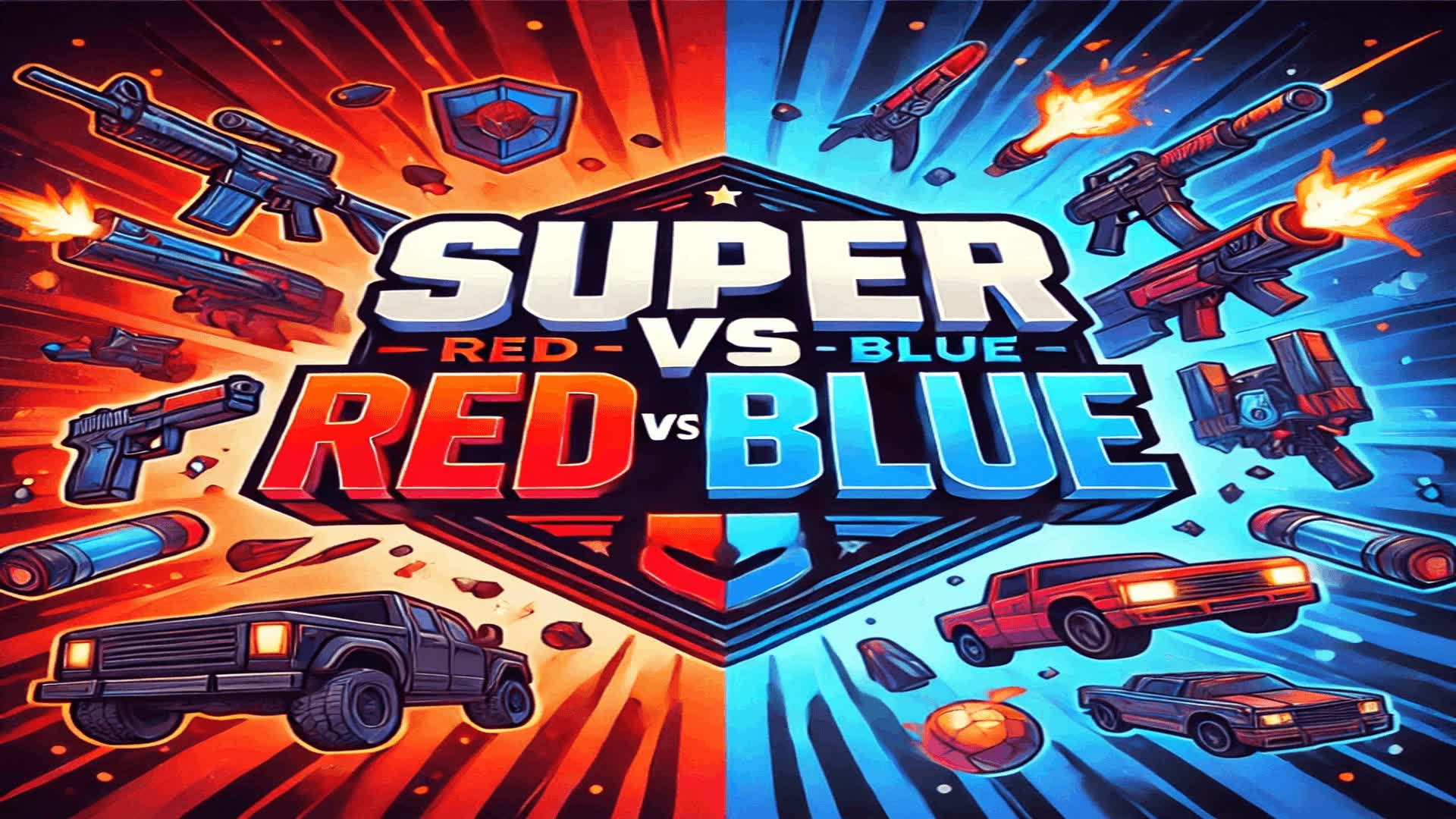 SUPER RED vs BLUE 🔴🔵