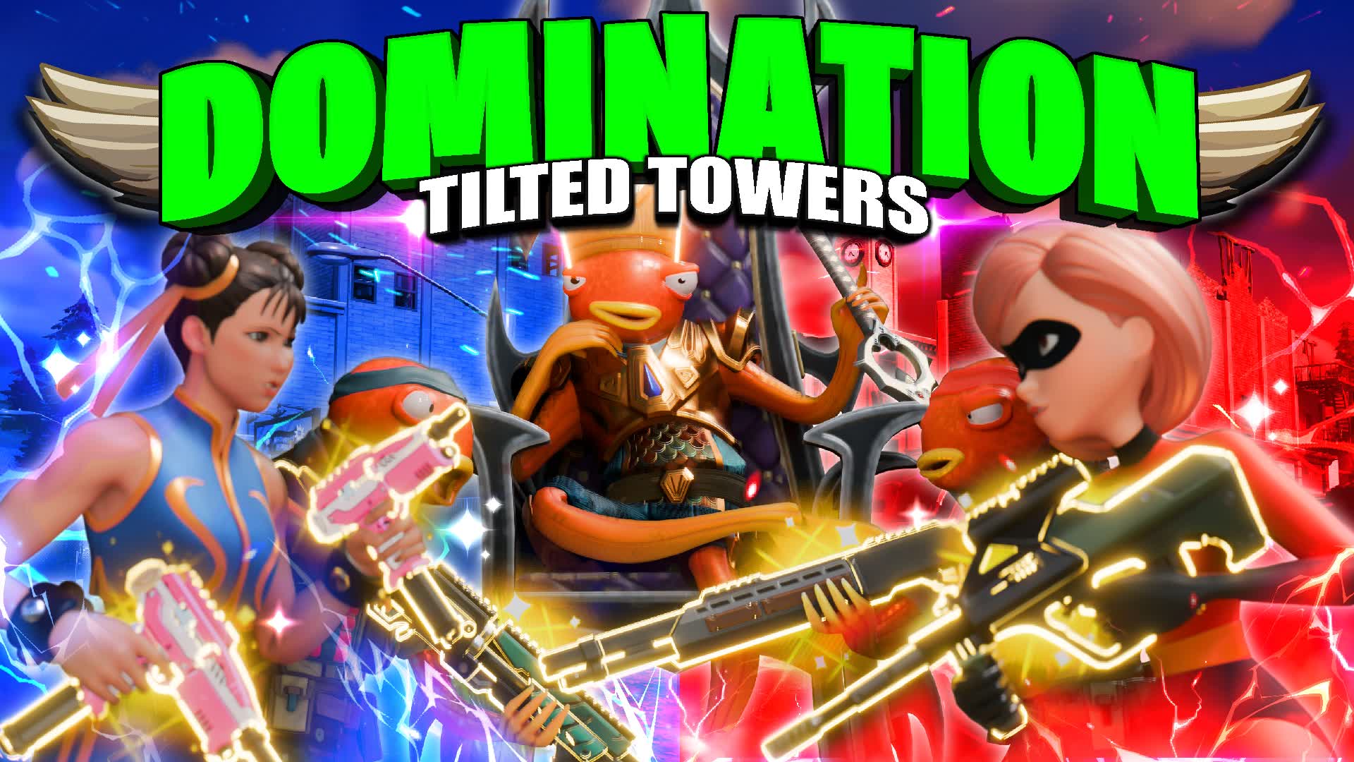 TILTED DOMINATION ⭐ RED VS BLUE 🔴🔵