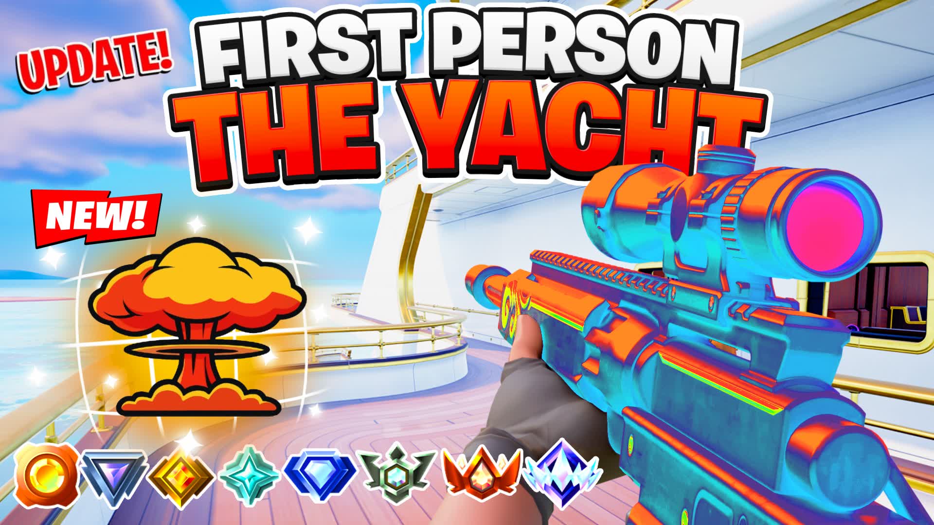 ⭐️ FIRST PERSON GUN GAME – THE YACHT