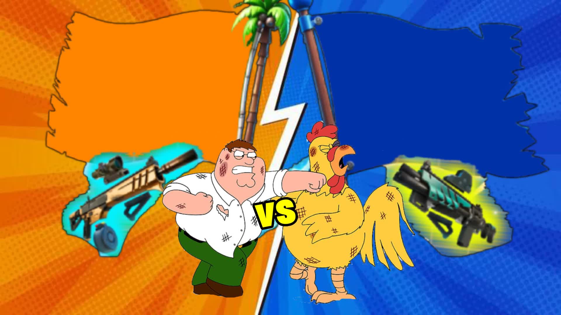 🚩PETER VS CHICKEN CAPTURE THE FLAG🚩