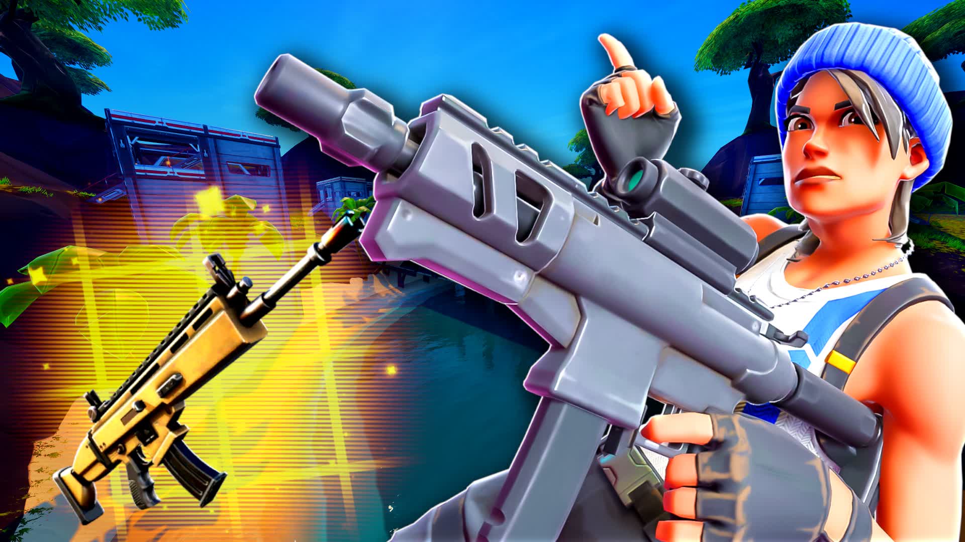 Infinite GUN GAME on the Island