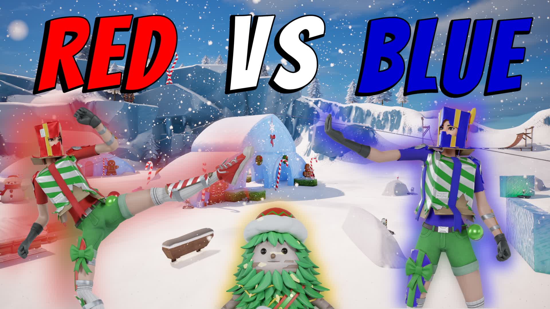 ❄️ Winterland ❄️ Red VS Blue 🎅Christmas