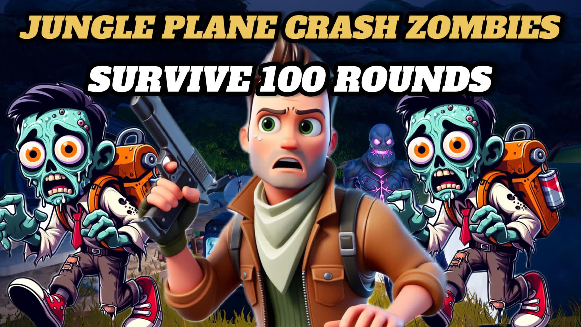 Jungle Plane Crash Zombies