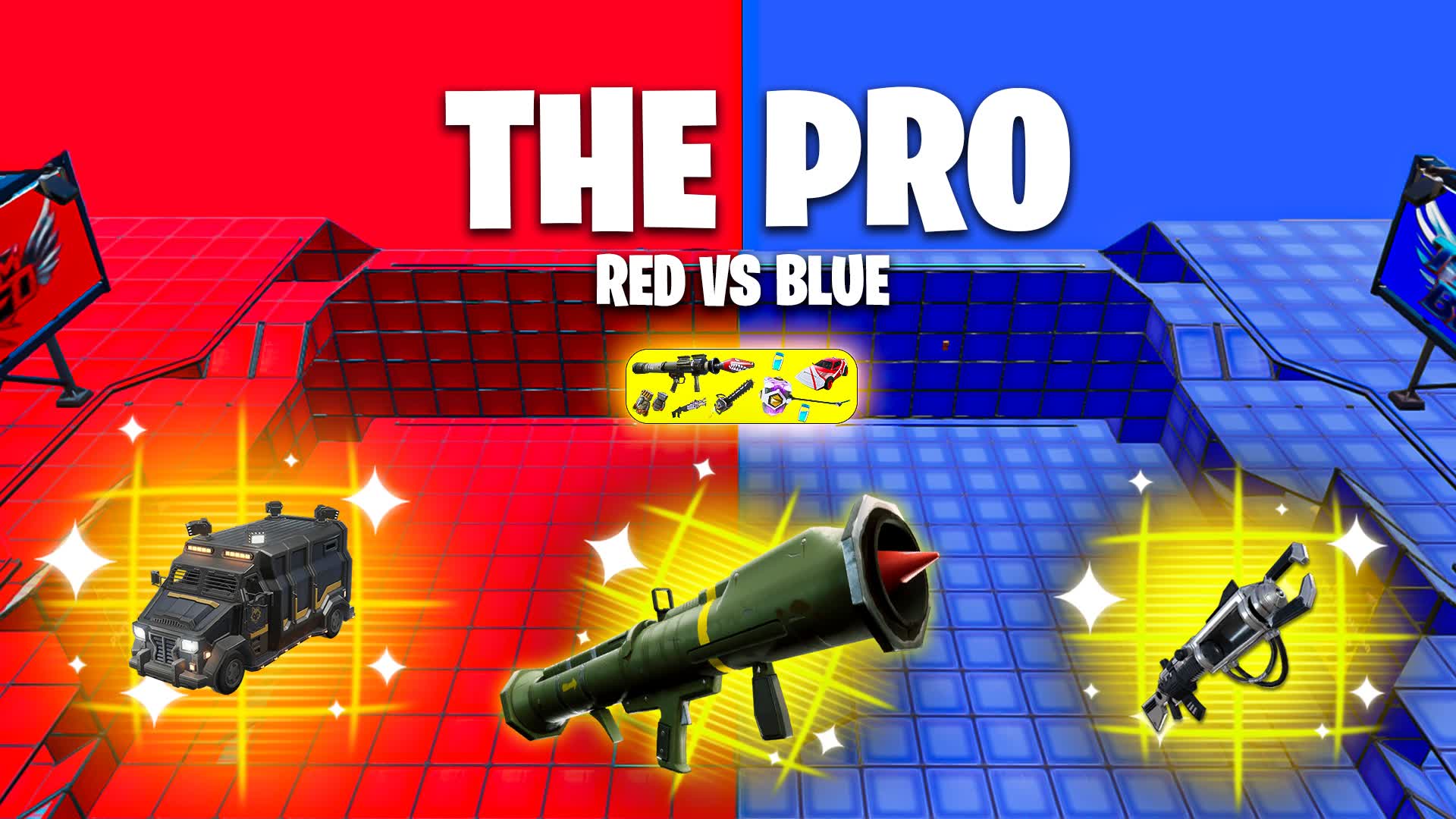 👑THE PRO RED VS BLUE🔴🔵