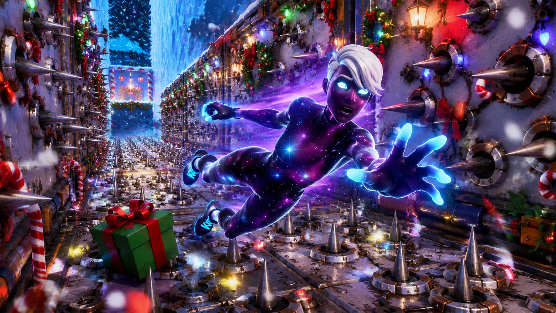 🎁100 Levels Christmas Parkour🎁Funny