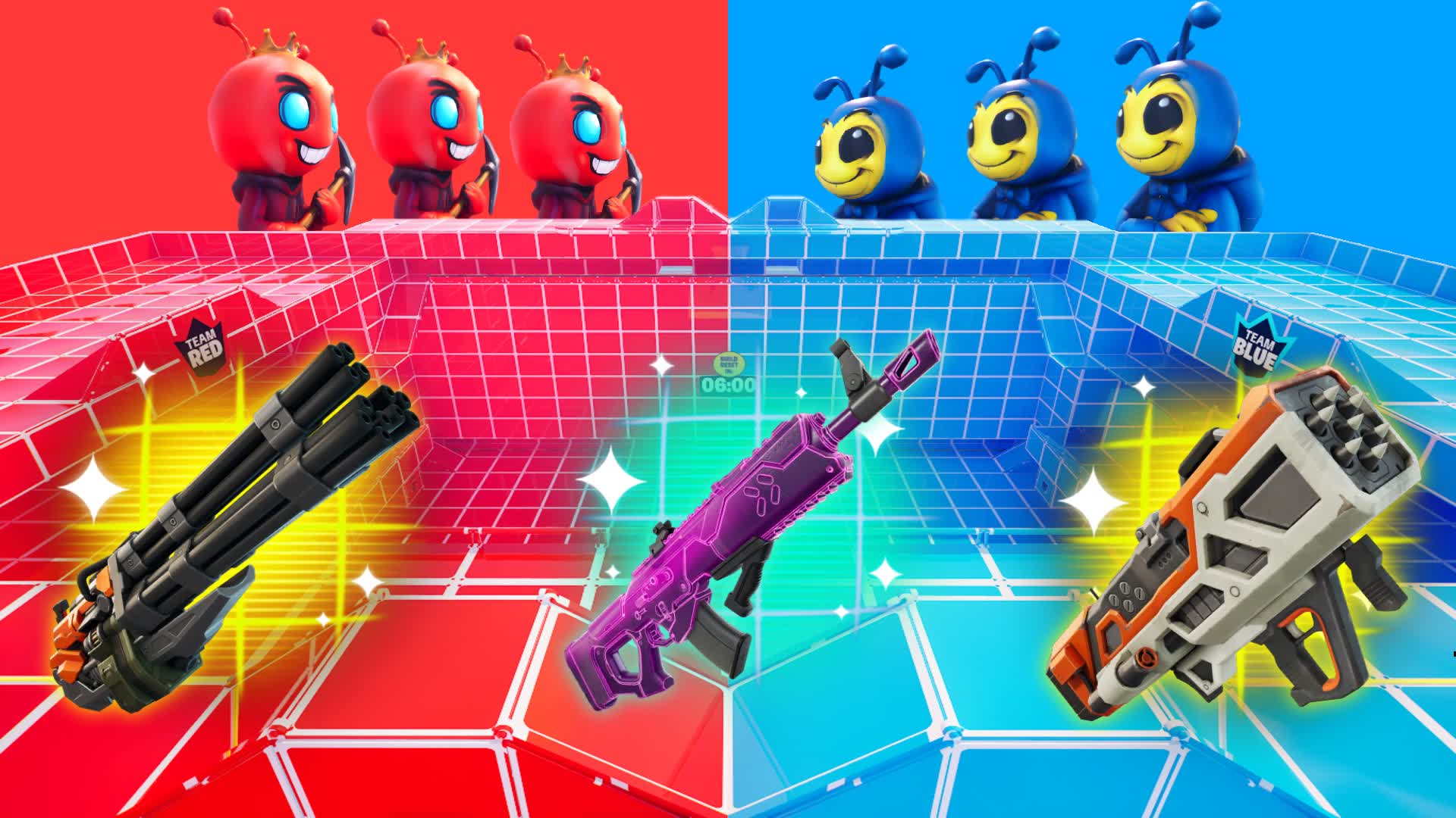 MODERN RED VS BLUE 🔴🔵 WITH EVERY GUN