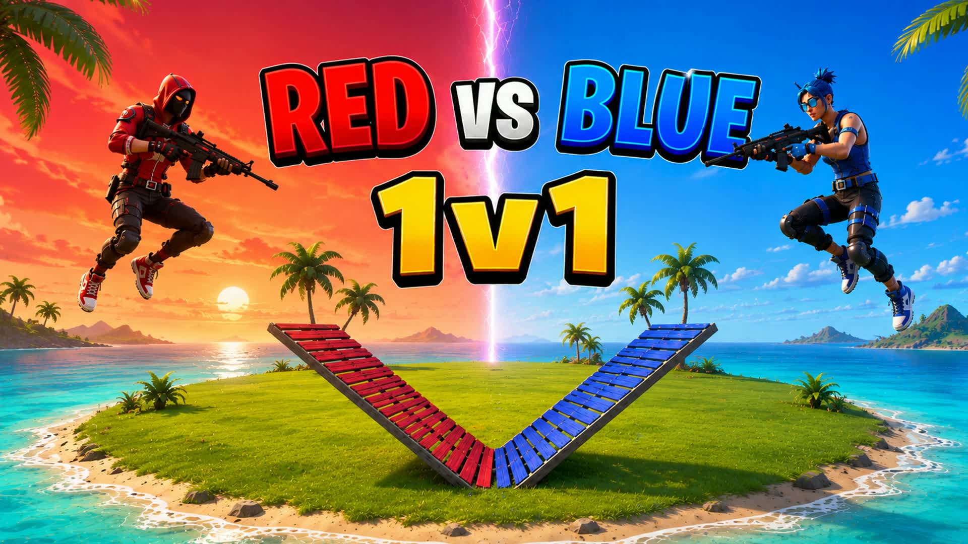 1v1 Red v Blue