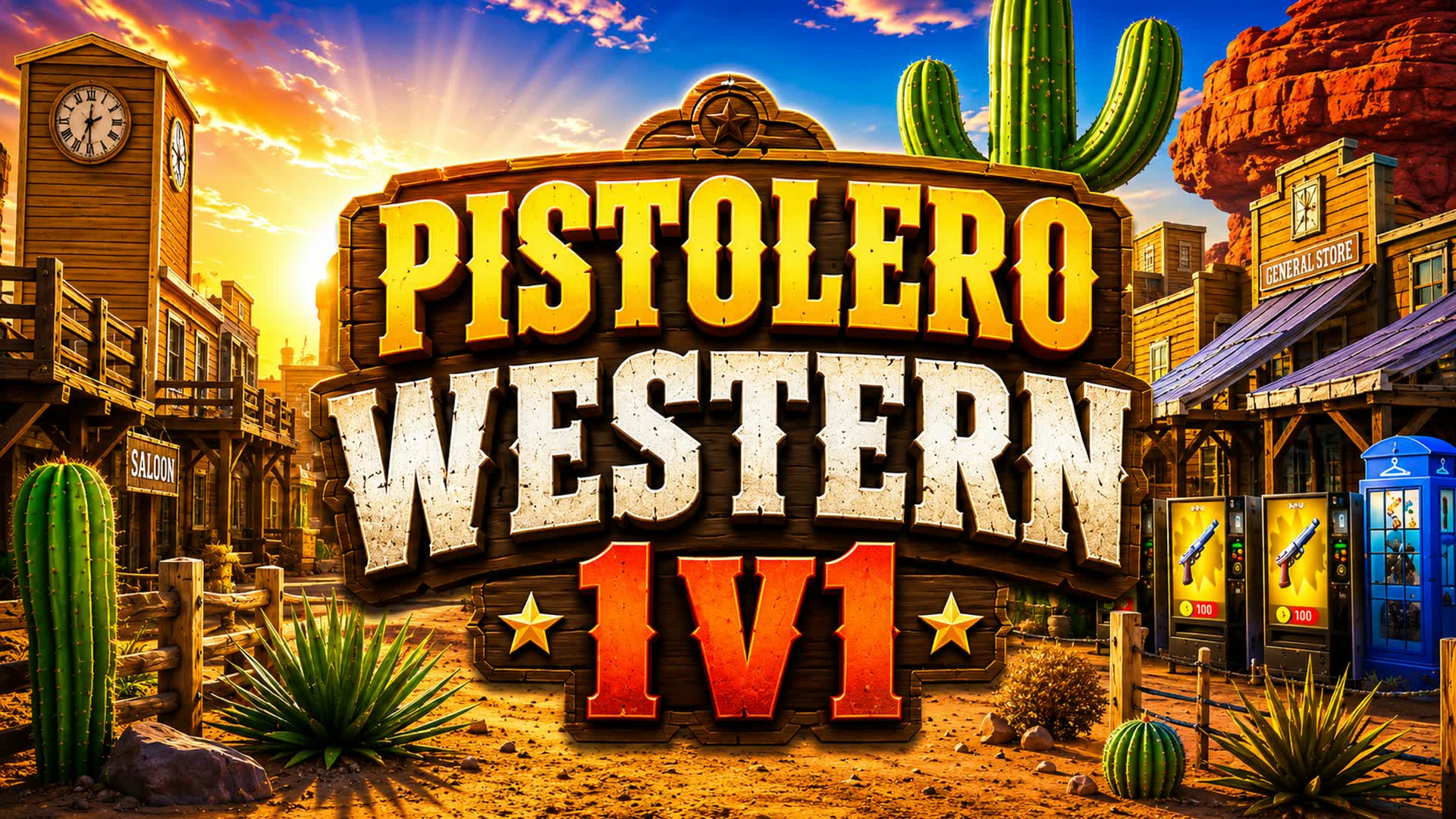 pistolero western 1v1