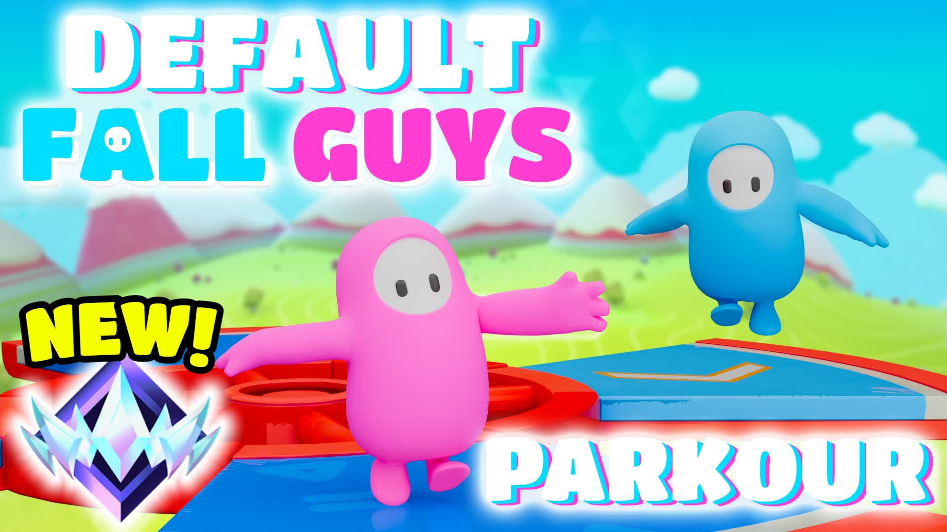 FALL GUYS DEFAULT PARKOUR 130+ 🌈