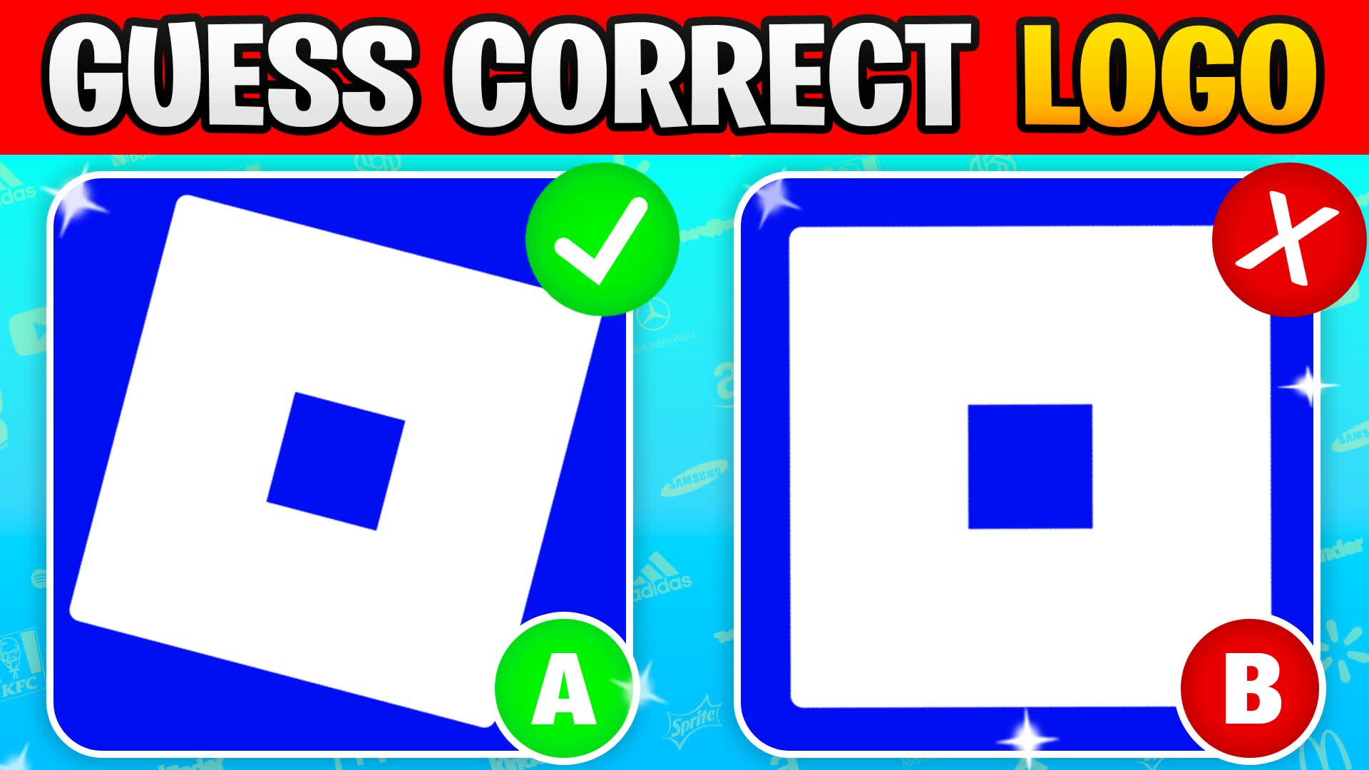 GUESS LOGO 🔍 PARKOUR MINIGAME